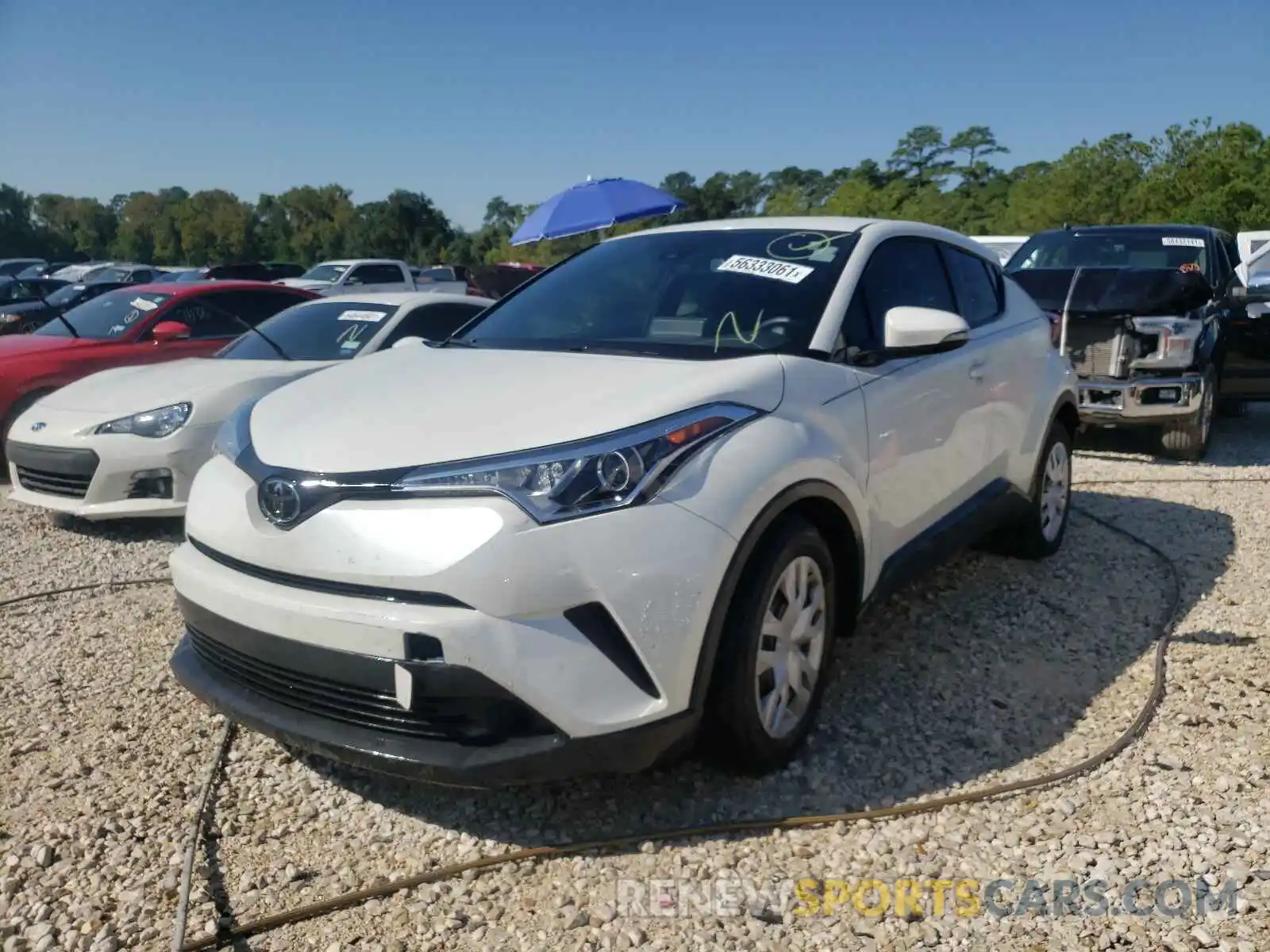 2 Photograph of a damaged car NMTKHMBX9KR086040 TOYOTA C-HR 2019