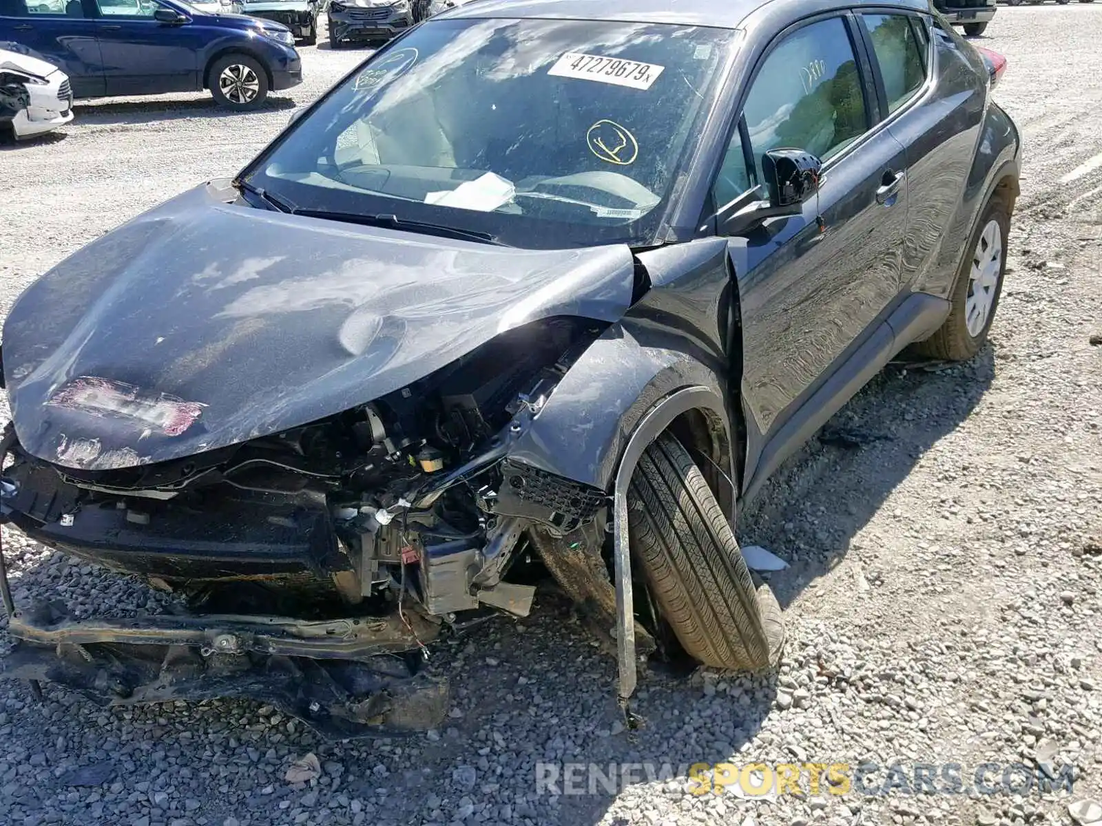 2 Photograph of a damaged car NMTKHMBX9KR086233 TOYOTA C-HR 2019