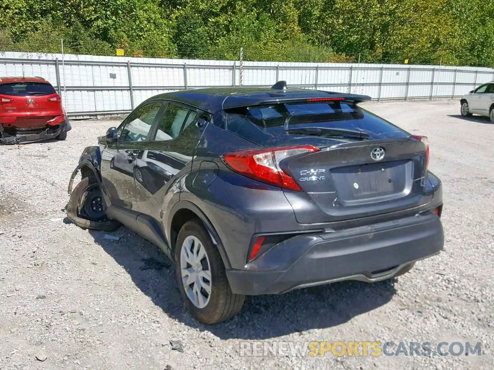 3 Photograph of a damaged car NMTKHMBX9KR086233 TOYOTA C-HR 2019