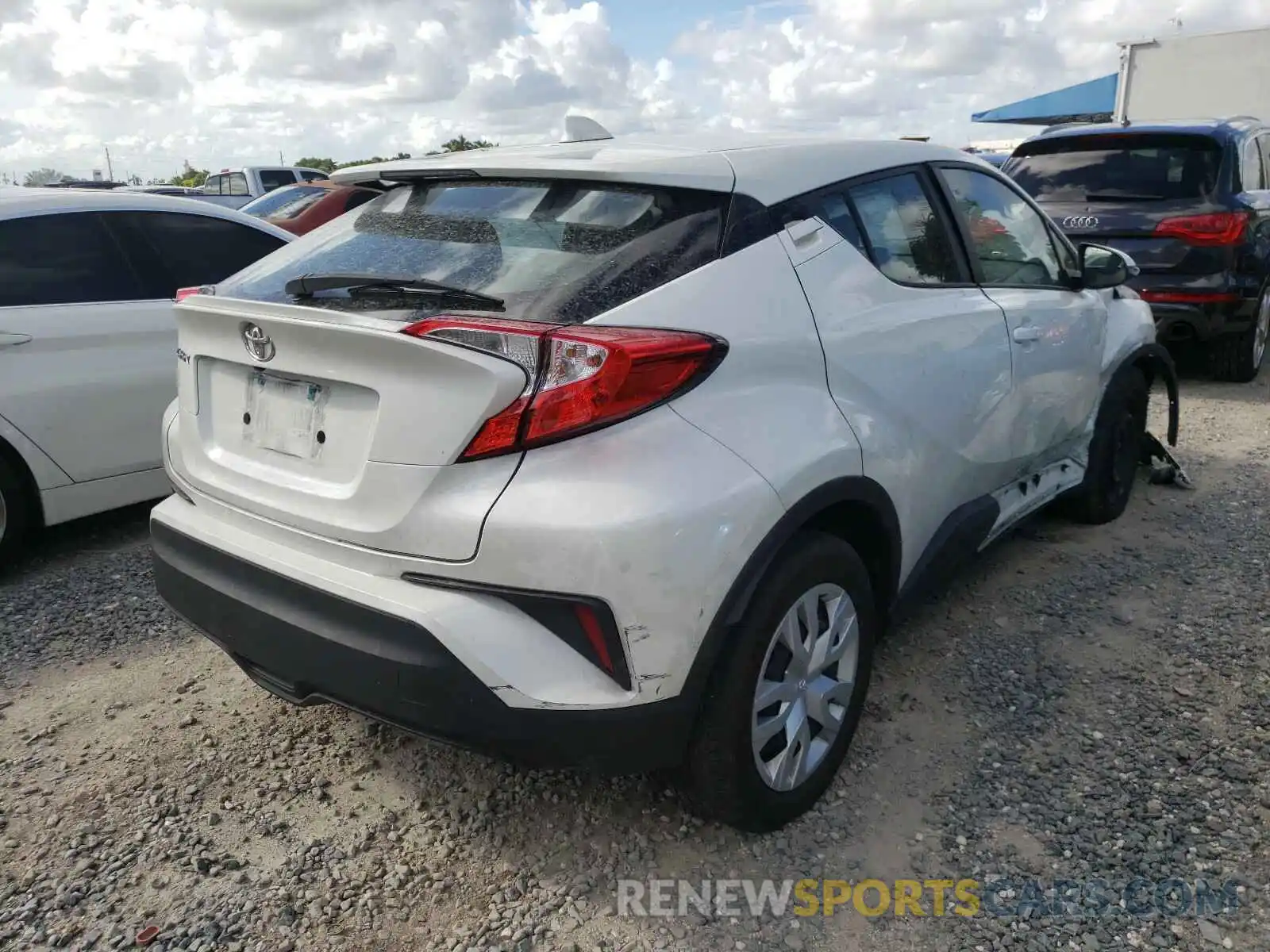 4 Photograph of a damaged car NMTKHMBX9KR087477 TOYOTA C-HR 2019