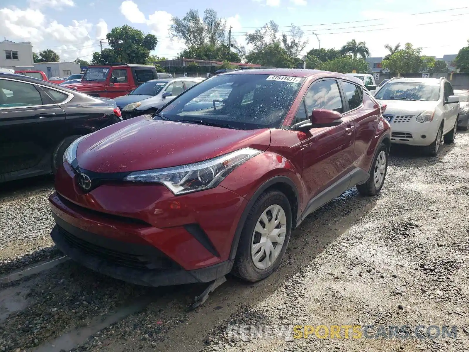 2 Photograph of a damaged car NMTKHMBX9KR088953 TOYOTA C-HR 2019