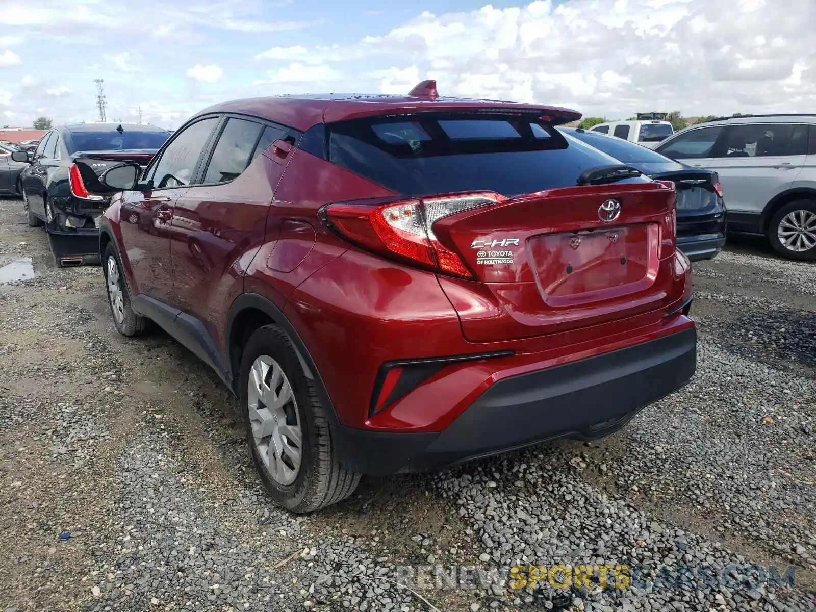 3 Фотография поврежденного автомобиля NMTKHMBX9KR088953 TOYOTA C-HR 2019