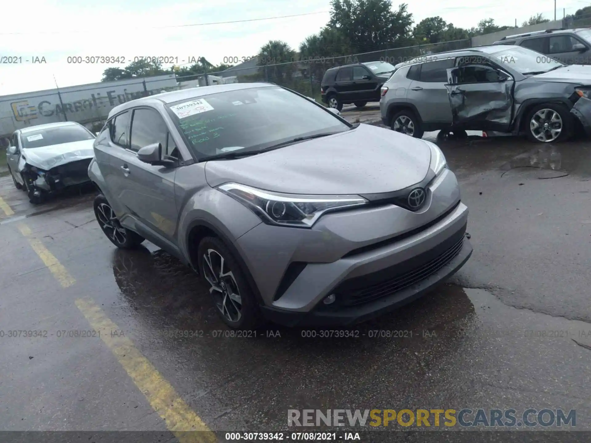 1 Фотография поврежденного автомобиля NMTKHMBX9KR089312 TOYOTA C-HR 2019