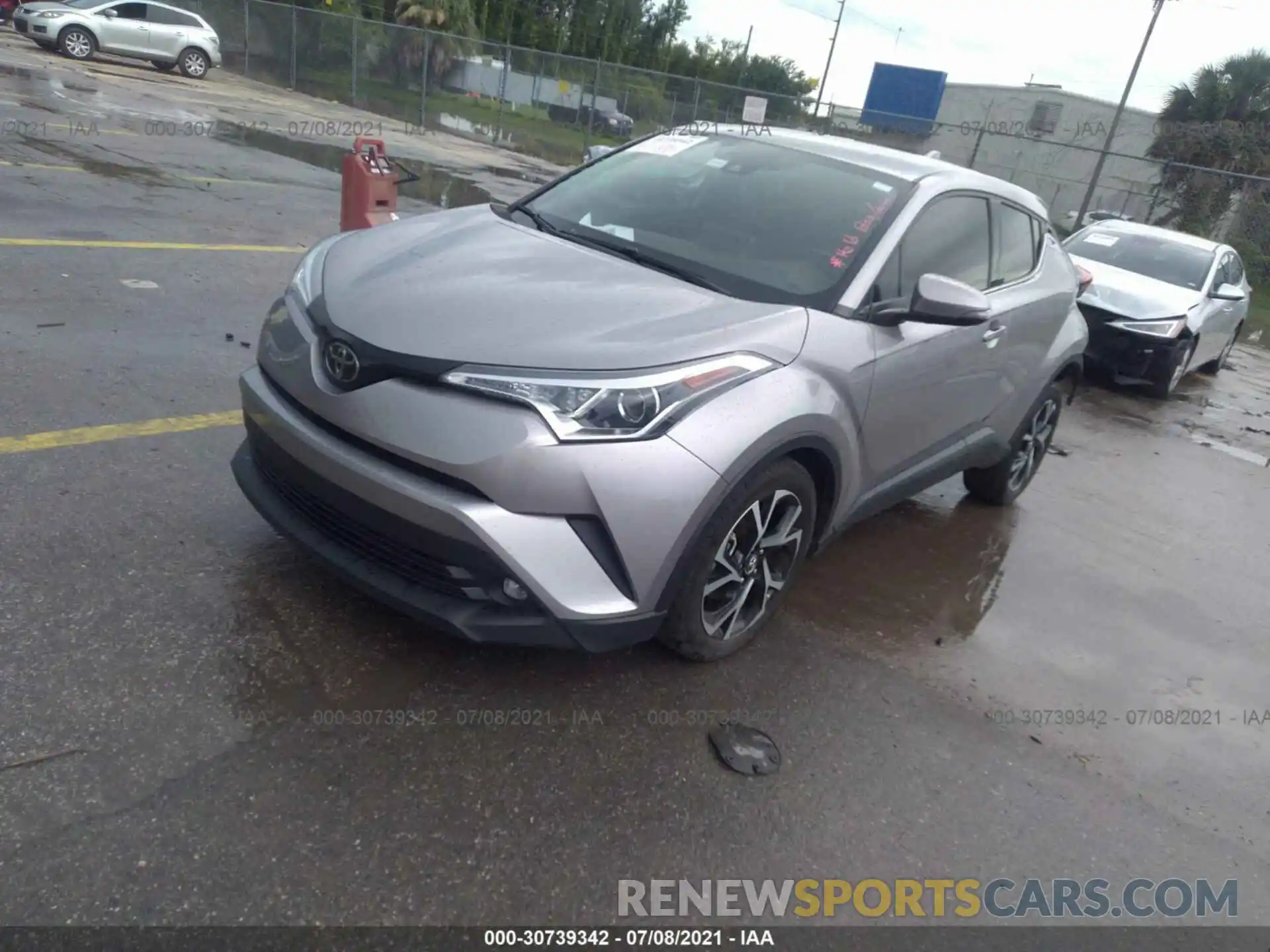 2 Photograph of a damaged car NMTKHMBX9KR089312 TOYOTA C-HR 2019