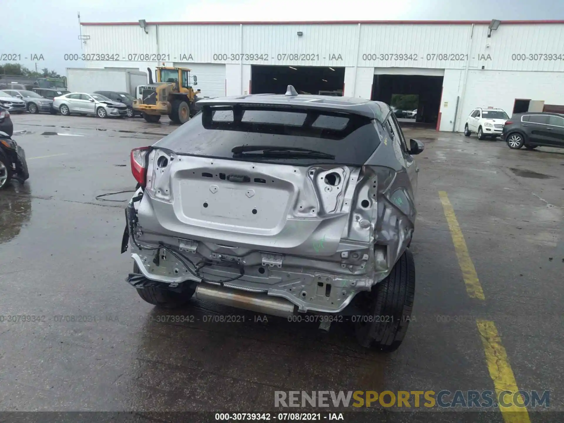 6 Photograph of a damaged car NMTKHMBX9KR089312 TOYOTA C-HR 2019