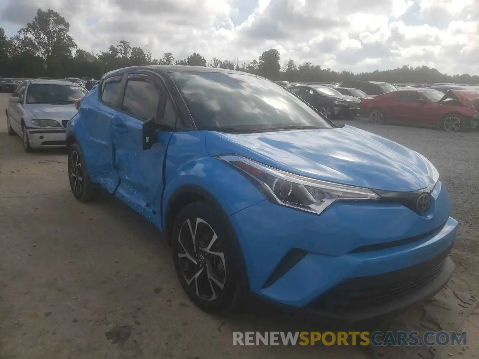 1 Photograph of a damaged car NMTKHMBX9KR090119 TOYOTA C-HR 2019