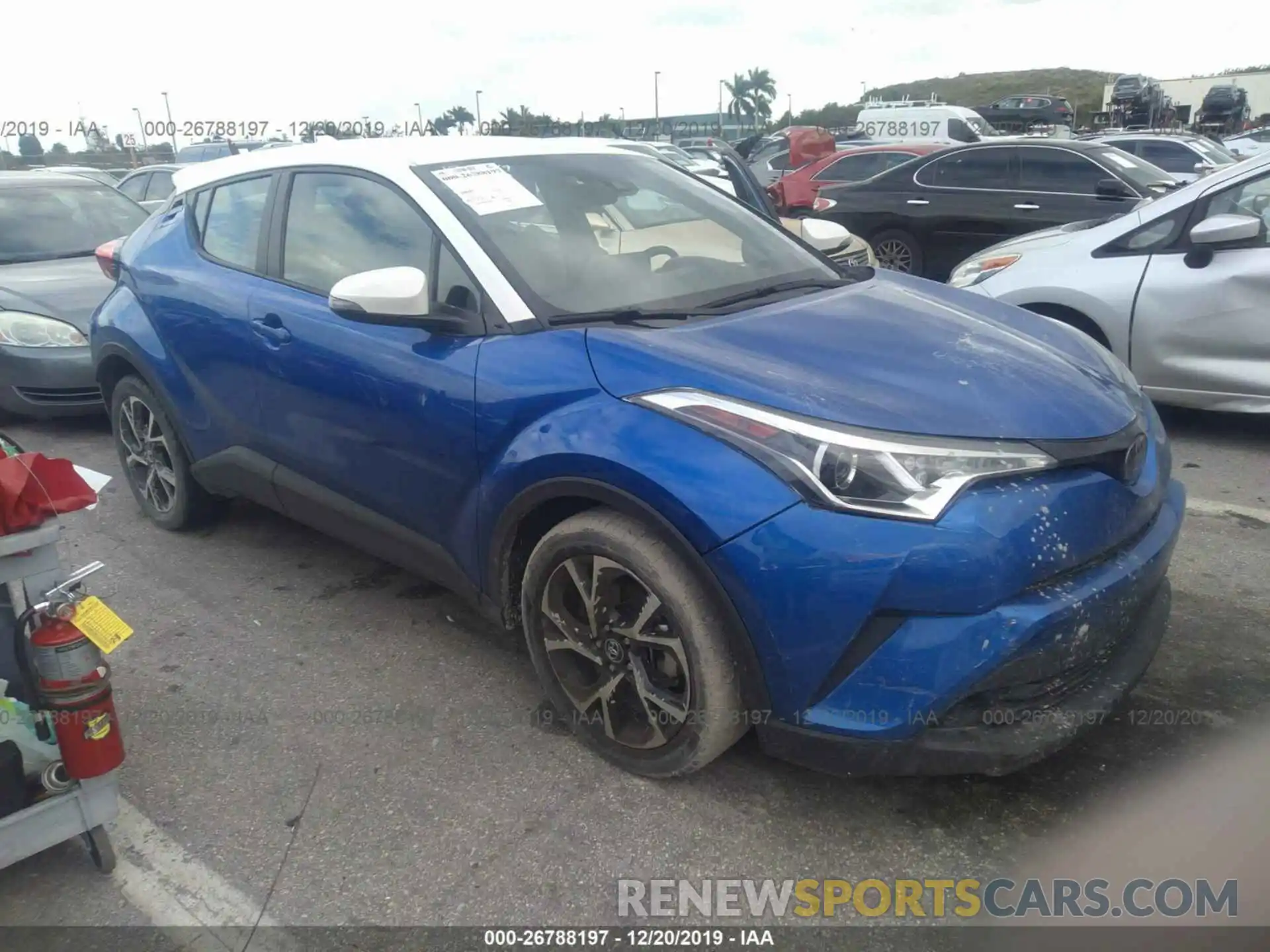 1 Photograph of a damaged car NMTKHMBX9KR090184 TOYOTA C-HR 2019