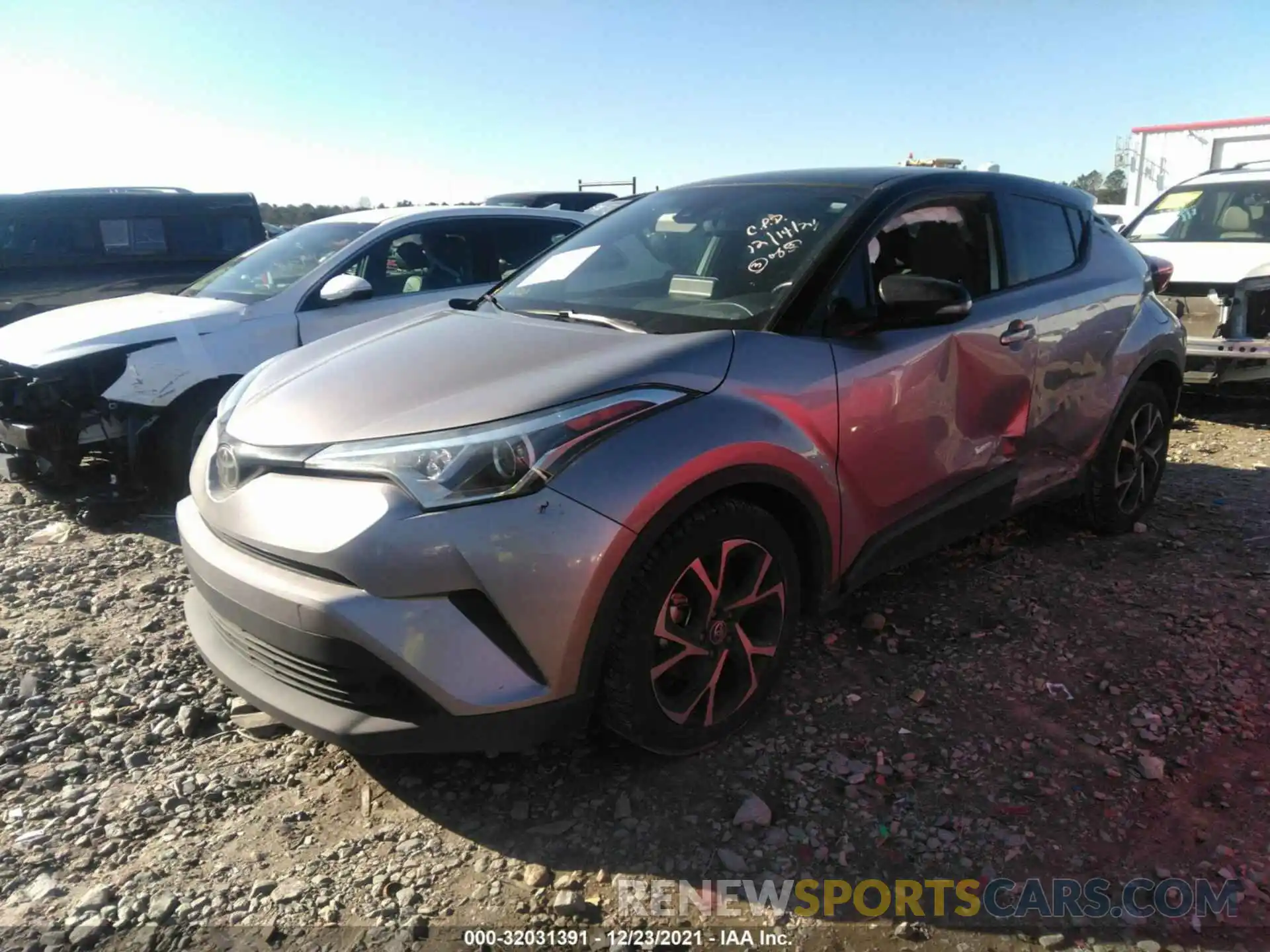 2 Photograph of a damaged car NMTKHMBX9KR090413 TOYOTA C-HR 2019