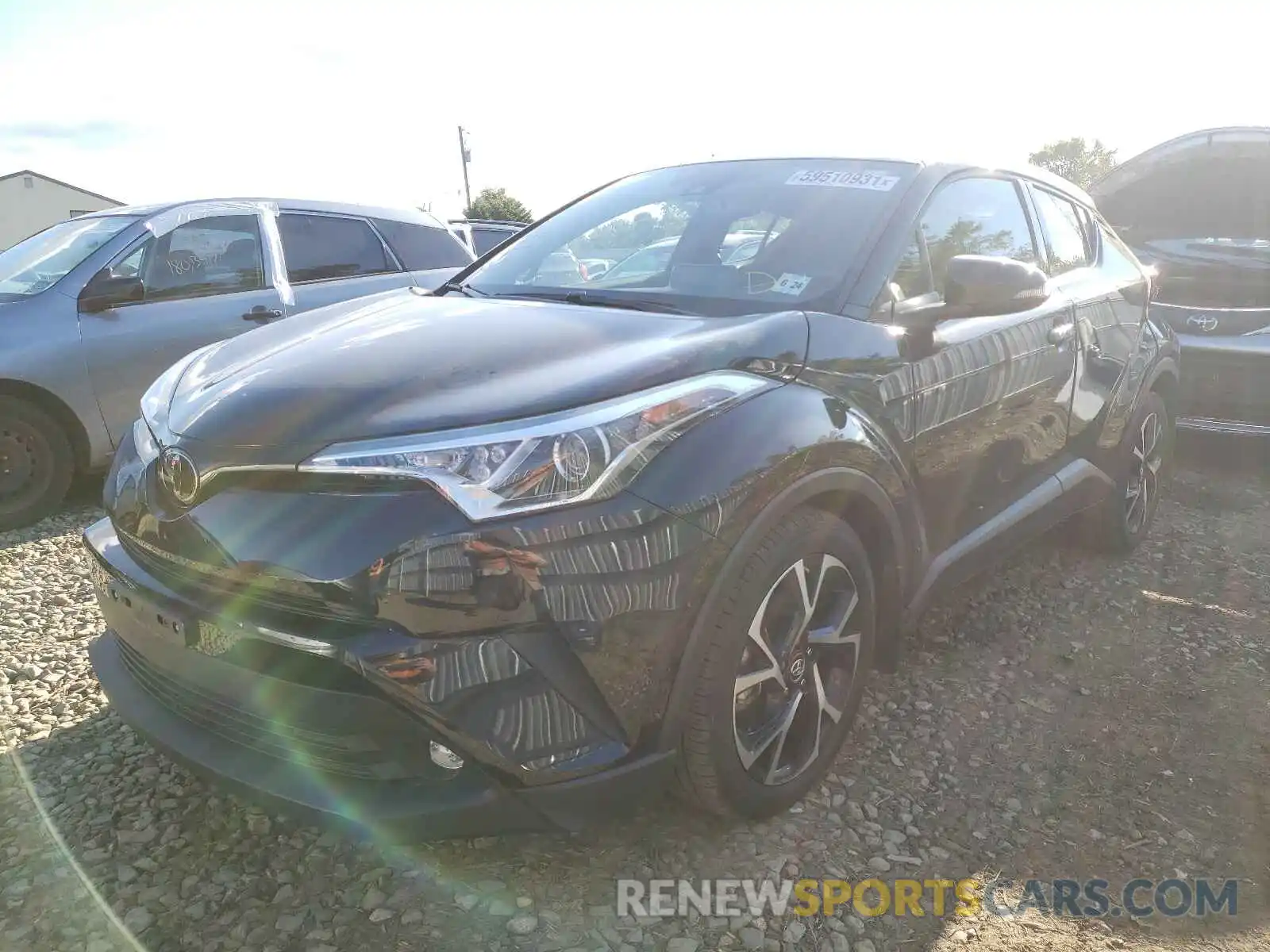 2 Фотография поврежденного автомобиля NMTKHMBX9KR090590 TOYOTA C-HR 2019