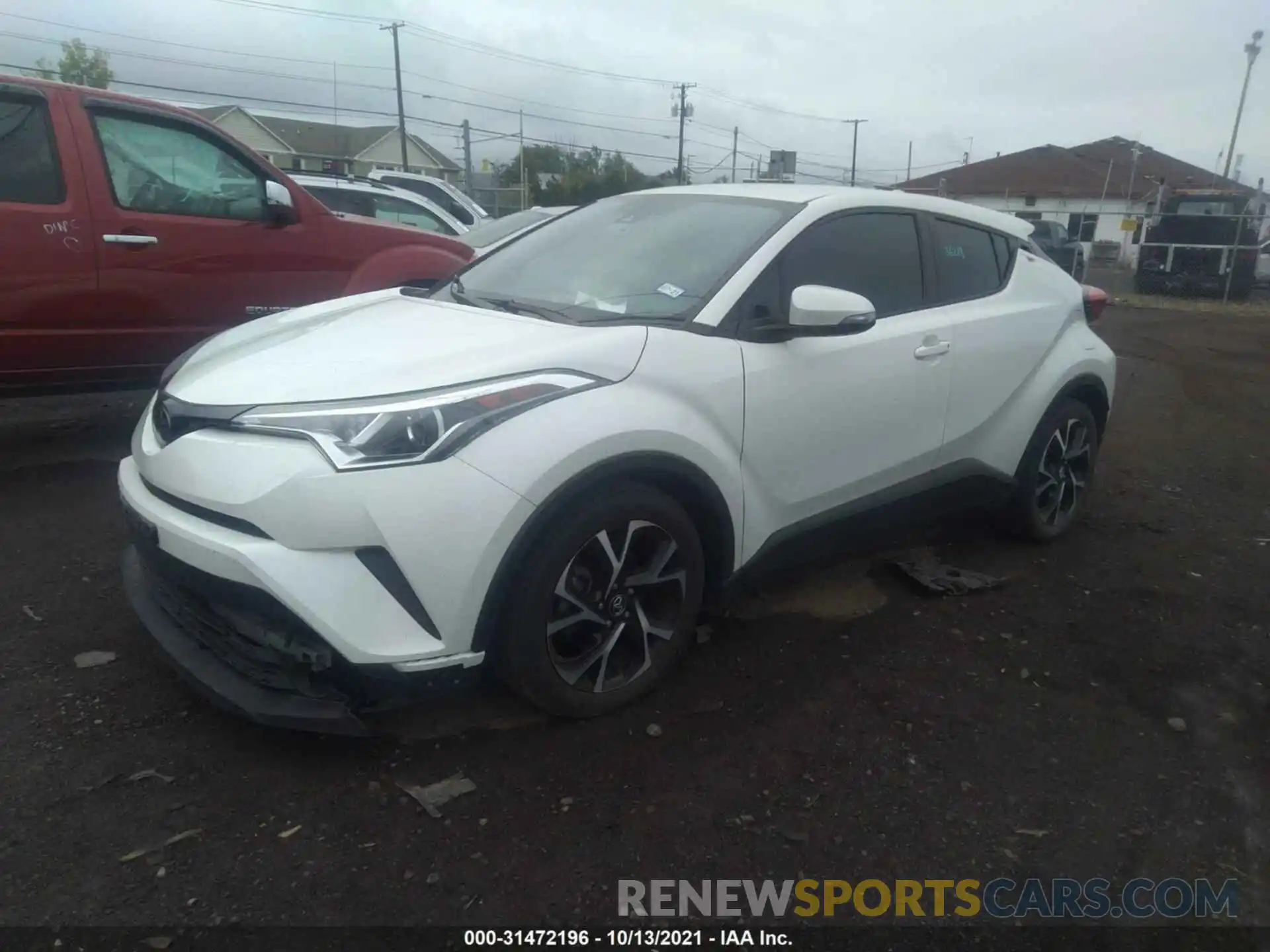 2 Photograph of a damaged car NMTKHMBX9KR090864 TOYOTA C-HR 2019