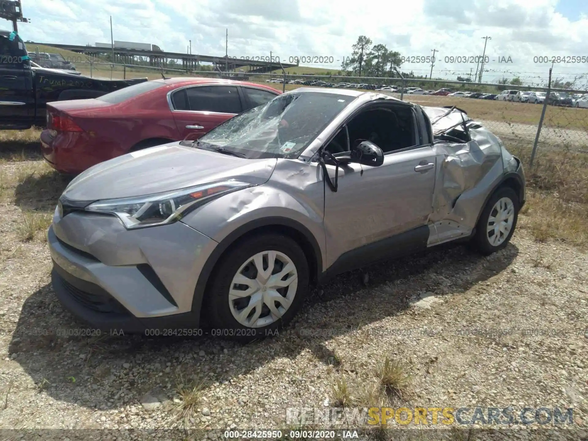 2 Photograph of a damaged car NMTKHMBX9KR091190 TOYOTA C-HR 2019