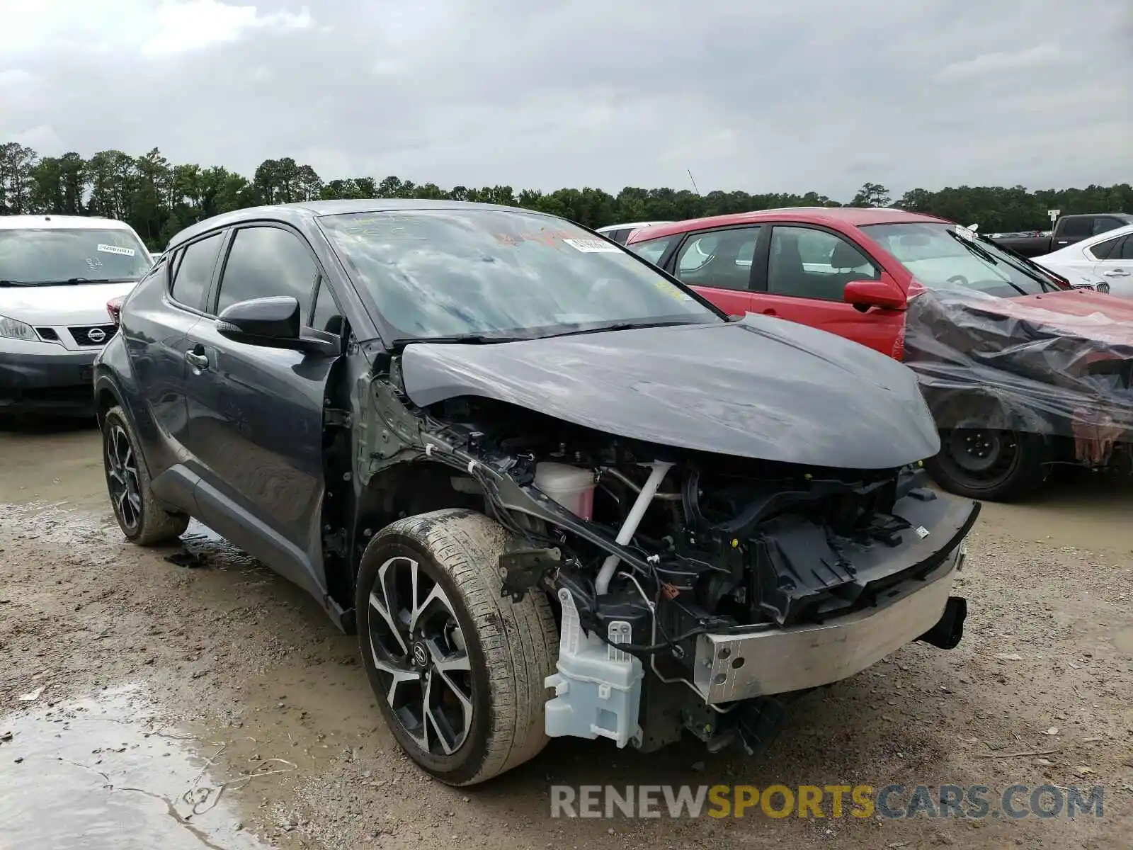1 Photograph of a damaged car NMTKHMBX9KR091612 TOYOTA C-HR 2019