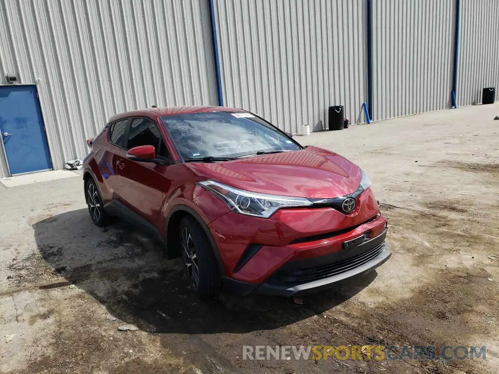 1 Photograph of a damaged car NMTKHMBX9KR092243 TOYOTA C-HR 2019