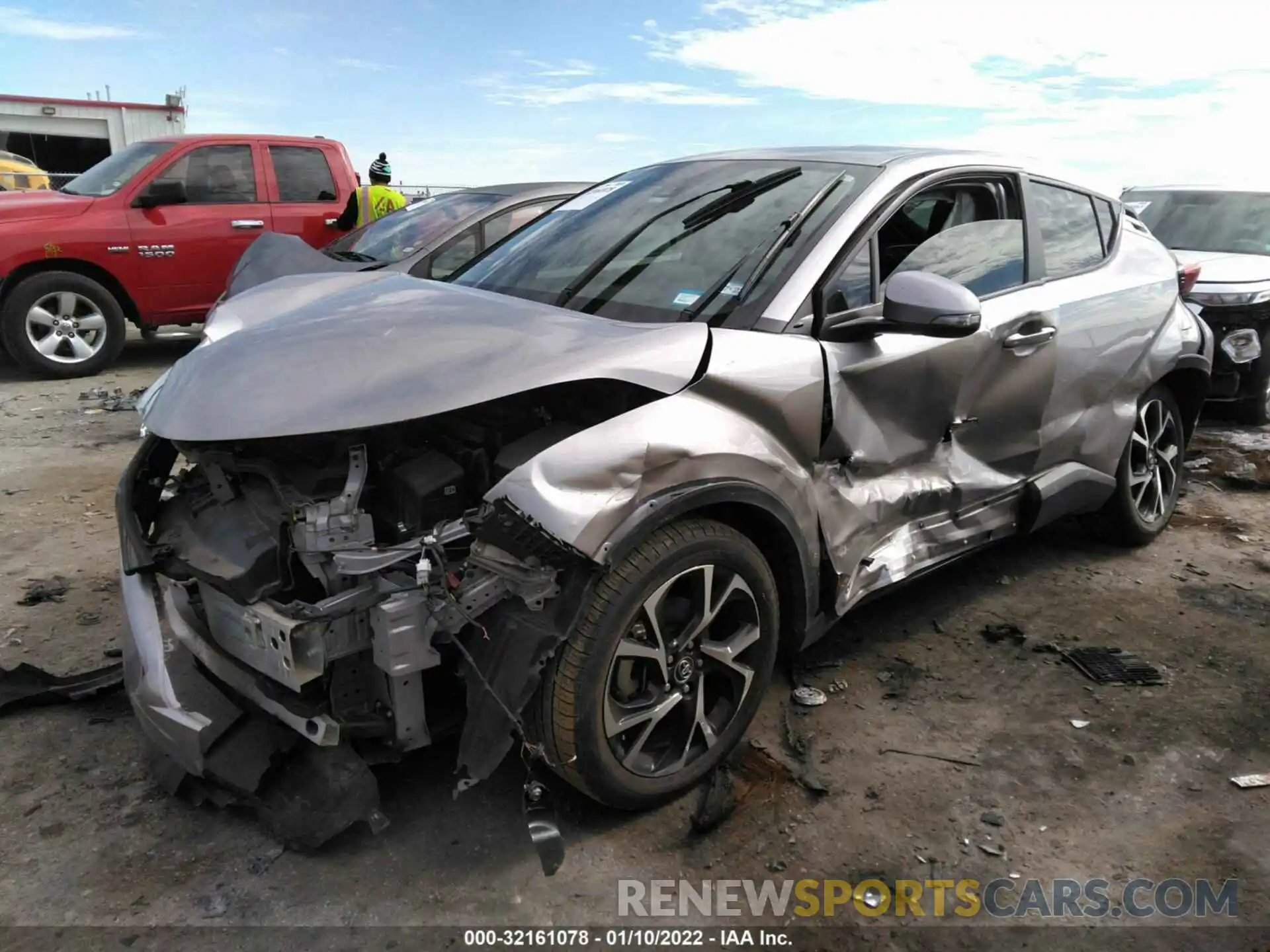 2 Photograph of a damaged car NMTKHMBX9KR092274 TOYOTA C-HR 2019