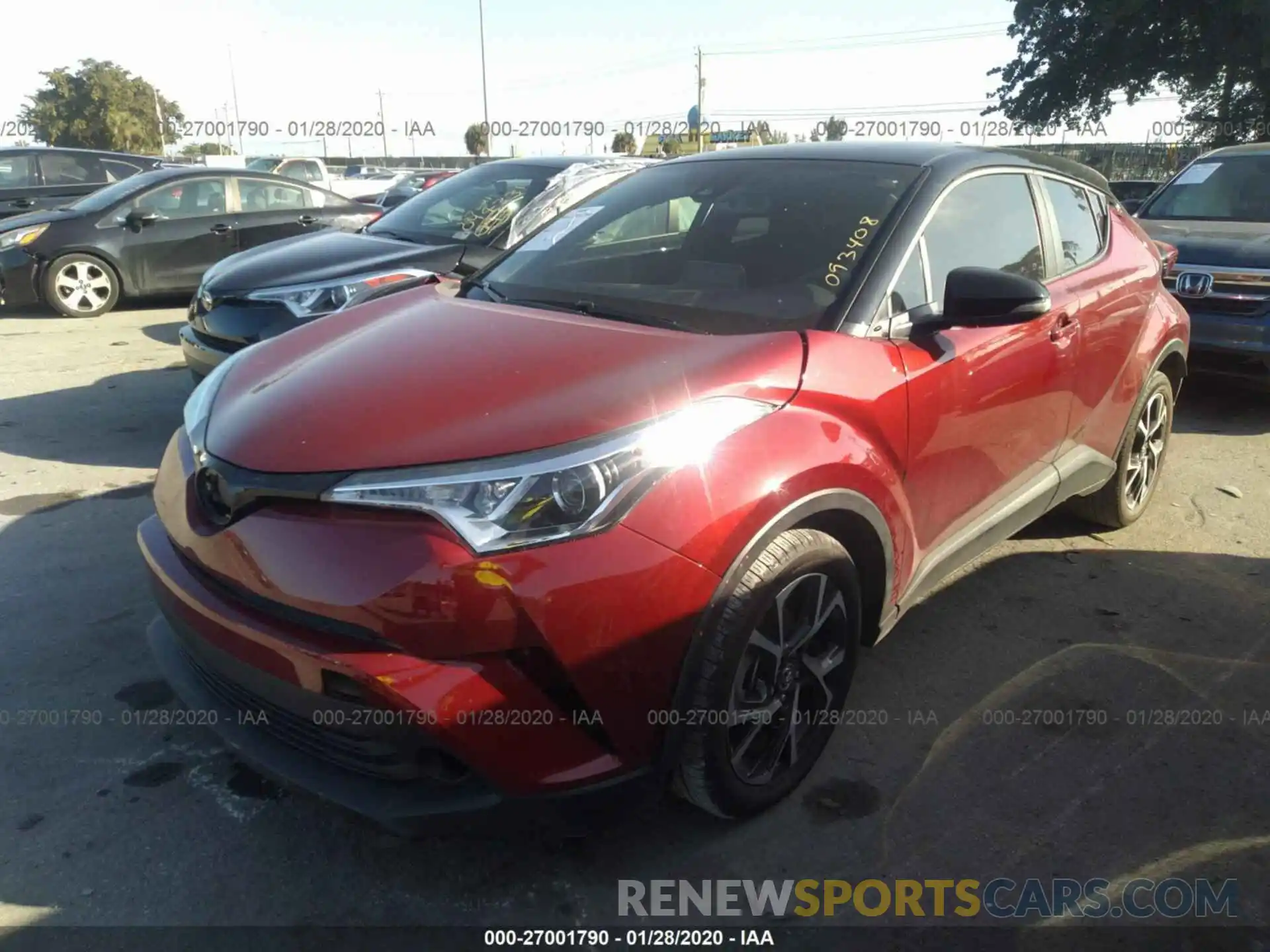 2 Photograph of a damaged car NMTKHMBX9KR093408 TOYOTA C-HR 2019