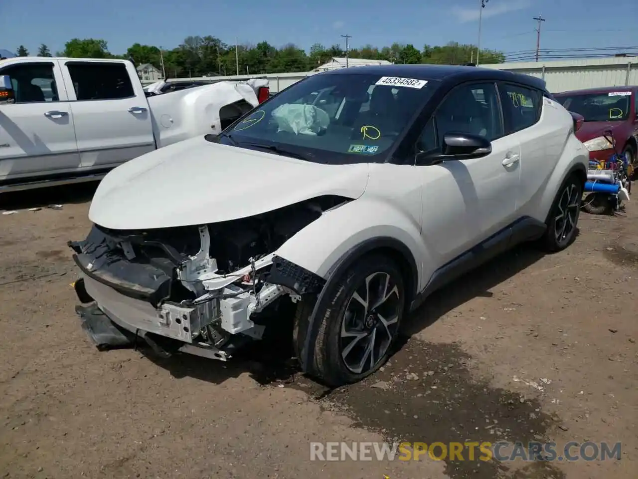 2 Фотография поврежденного автомобиля NMTKHMBX9KR095370 TOYOTA C-HR 2019