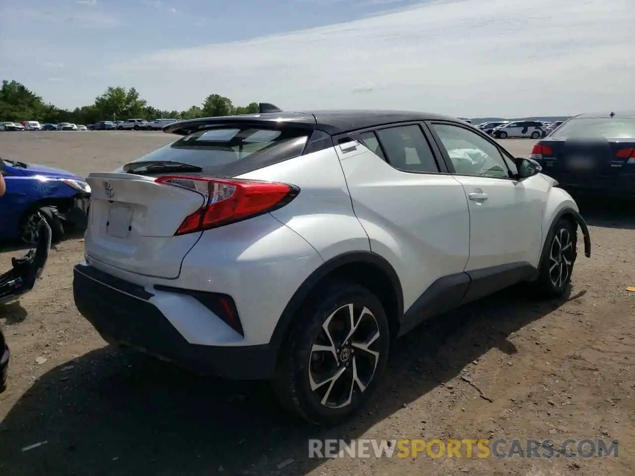 4 Фотография поврежденного автомобиля NMTKHMBX9KR095370 TOYOTA C-HR 2019