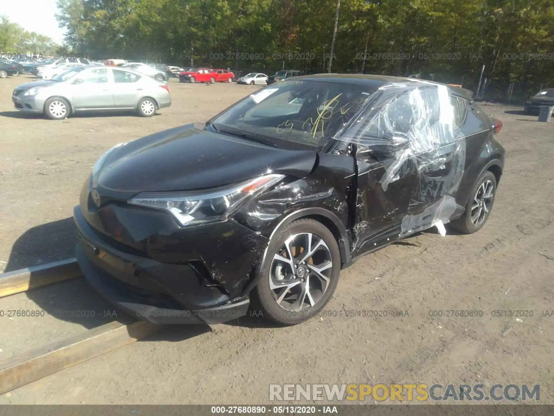 2 Фотография поврежденного автомобиля NMTKHMBX9KR096826 TOYOTA C-HR 2019