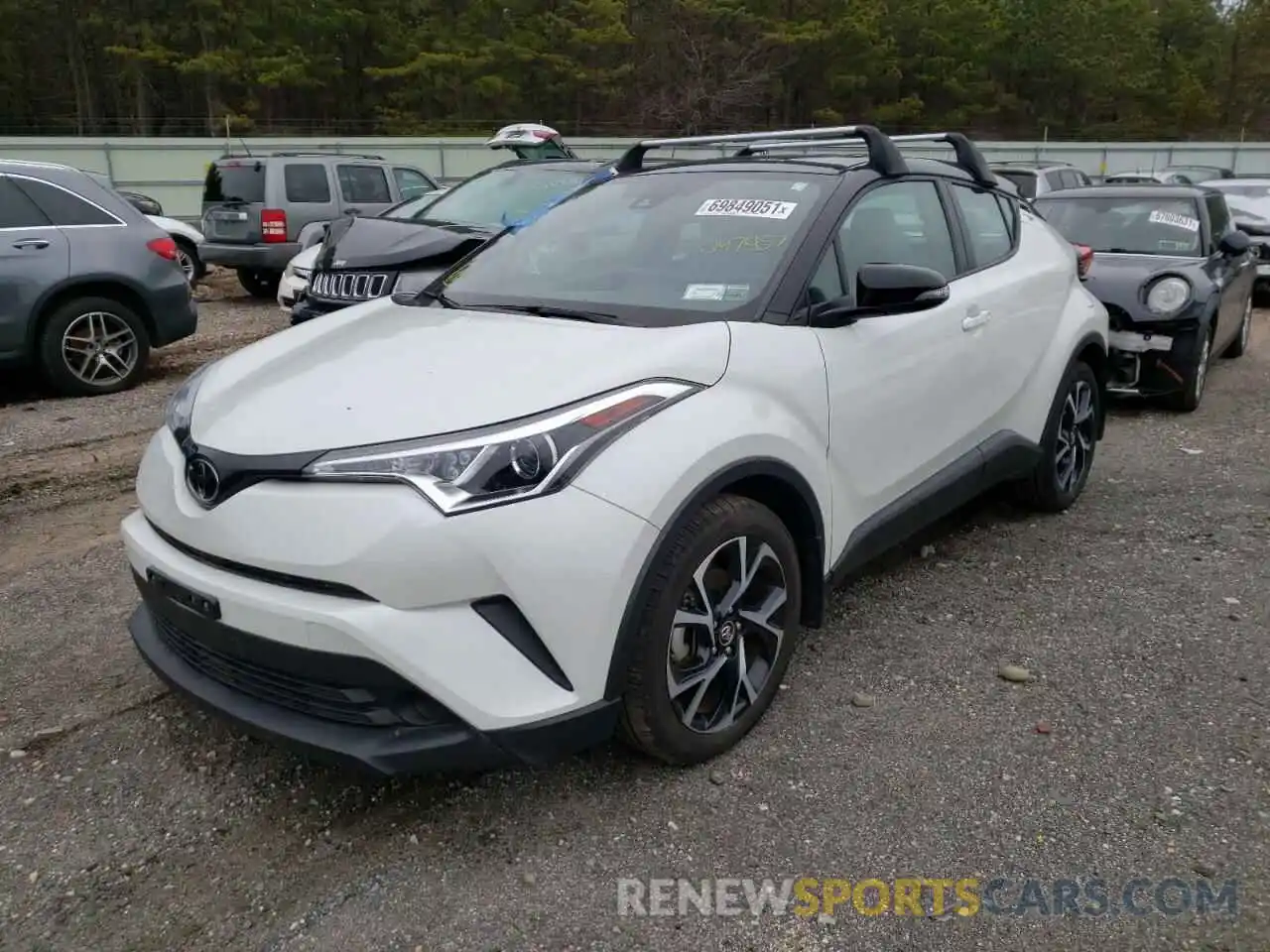 2 Фотография поврежденного автомобиля NMTKHMBX9KR097457 TOYOTA C-HR 2019