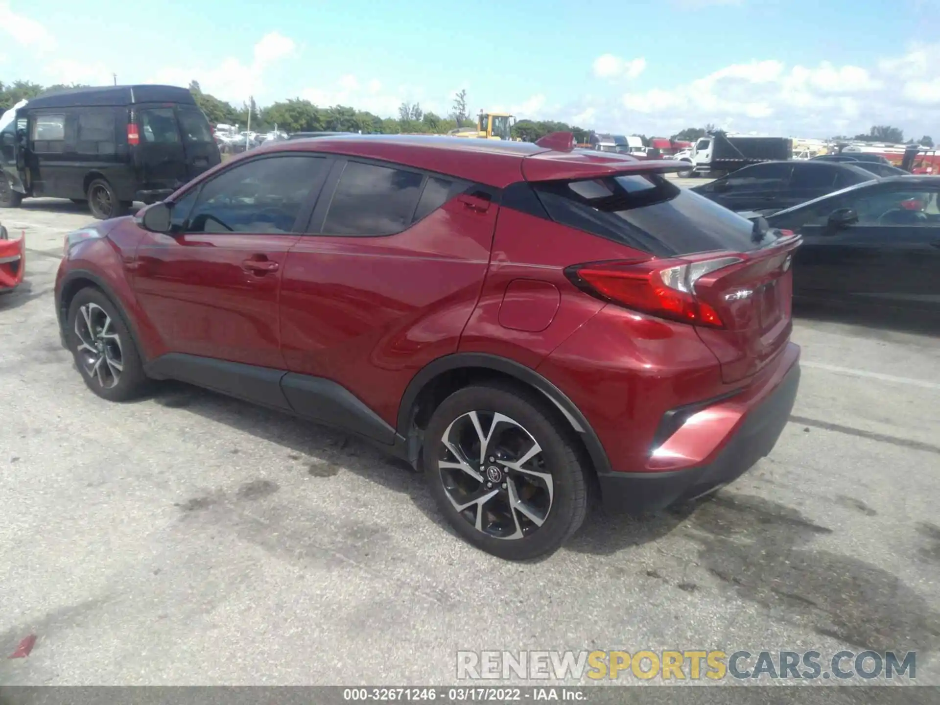 3 Photograph of a damaged car NMTKHMBX9KR098821 TOYOTA C-HR 2019