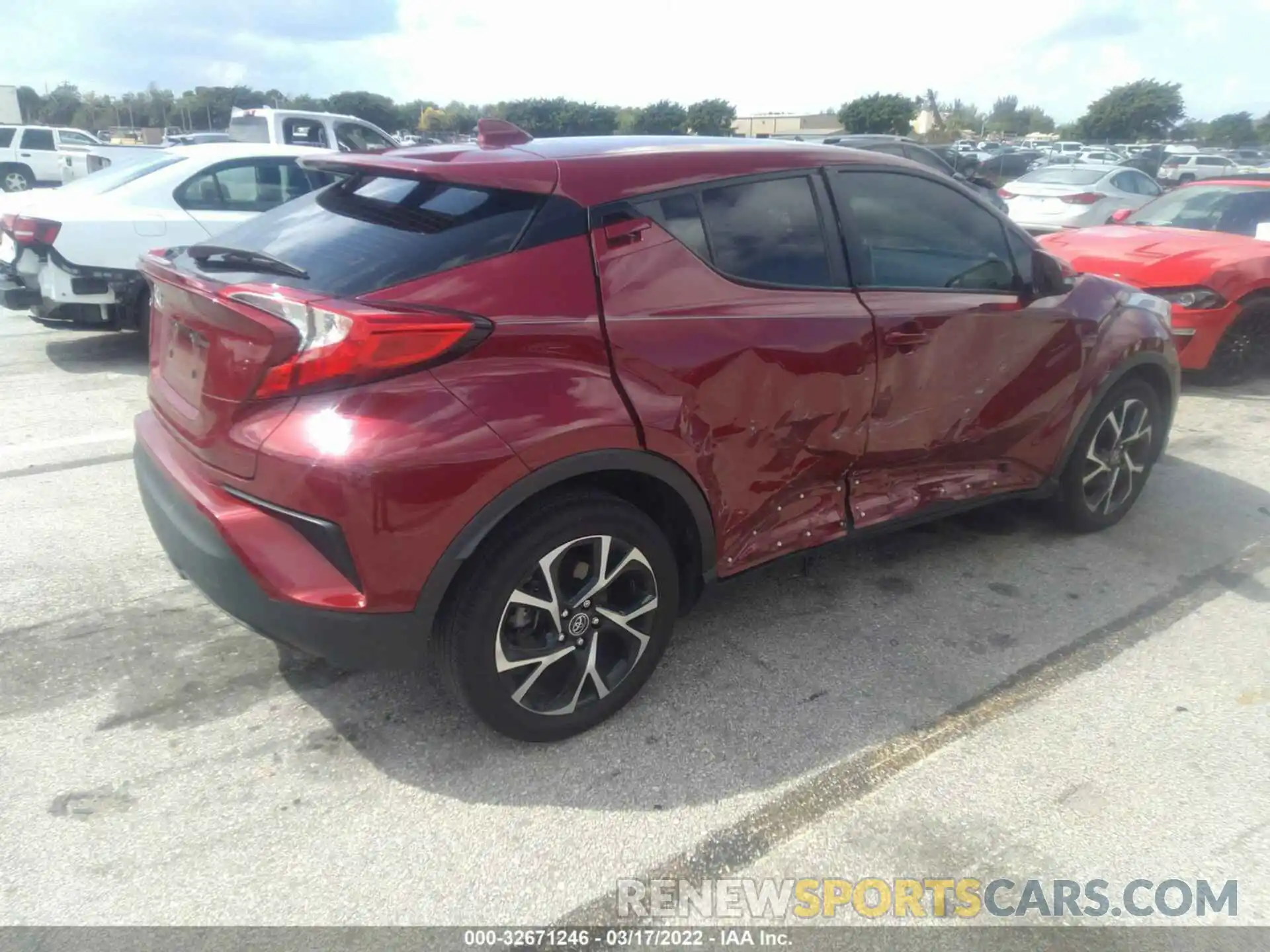 4 Photograph of a damaged car NMTKHMBX9KR098821 TOYOTA C-HR 2019