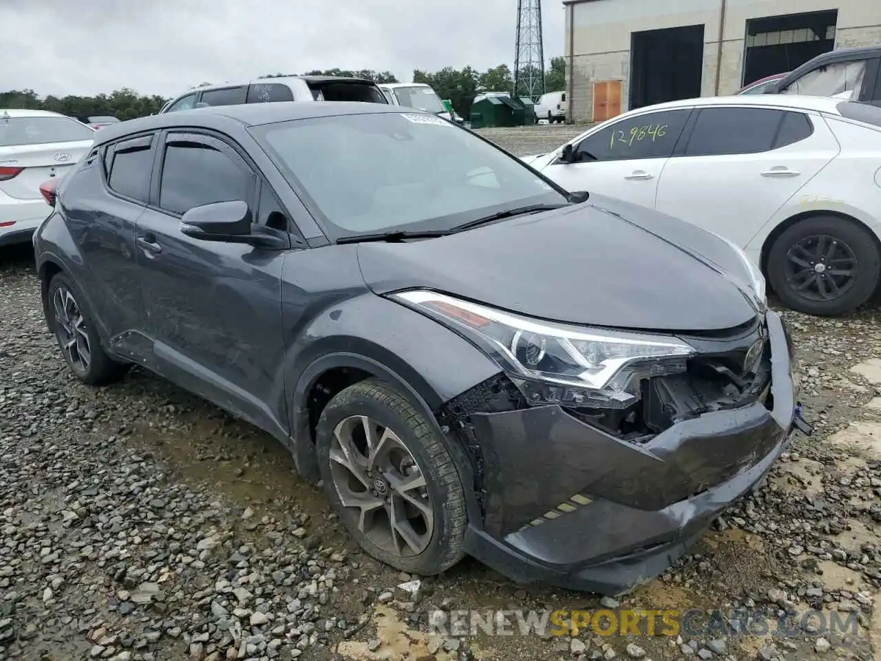 1 Фотография поврежденного автомобиля NMTKHMBX9KR099581 TOYOTA C-HR 2019