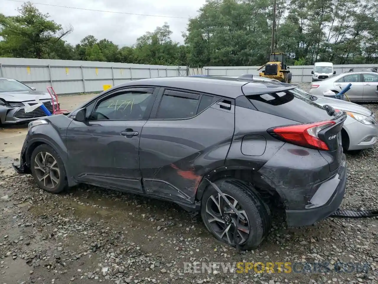 9 Фотография поврежденного автомобиля NMTKHMBX9KR099581 TOYOTA C-HR 2019