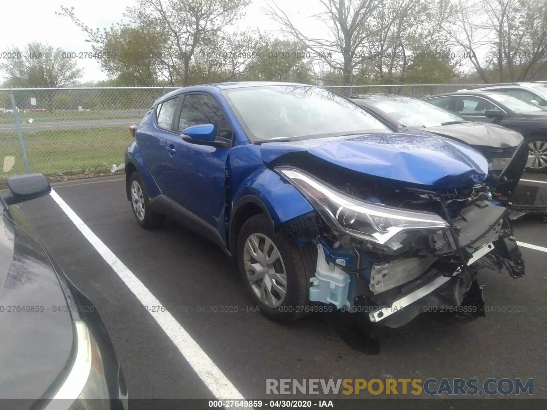 1 Photograph of a damaged car NMTKHMBX9KR099869 TOYOTA C-HR 2019