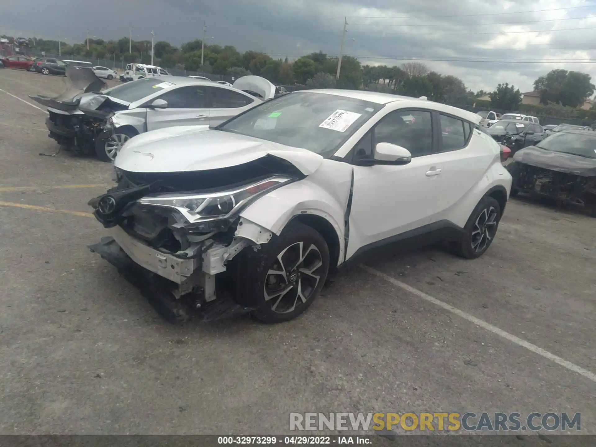 2 Photograph of a damaged car NMTKHMBX9KR100356 TOYOTA C-HR 2019