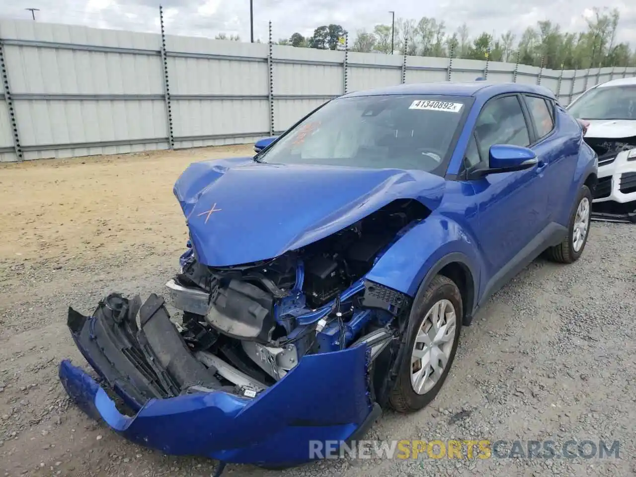 2 Photograph of a damaged car NMTKHMBX9KR101099 TOYOTA C-HR 2019