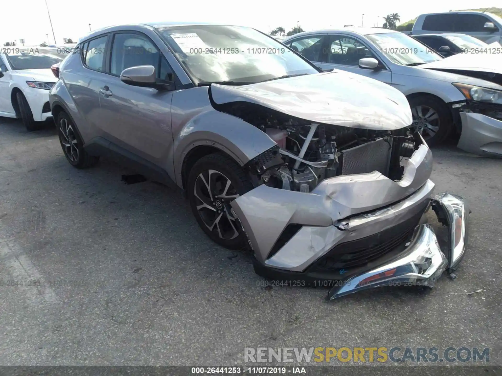 1 Photograph of a damaged car NMTKHMBXXKR069716 TOYOTA C-HR 2019