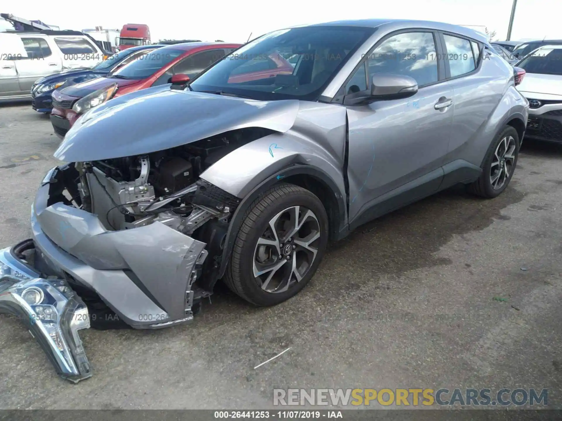 2 Photograph of a damaged car NMTKHMBXXKR069716 TOYOTA C-HR 2019