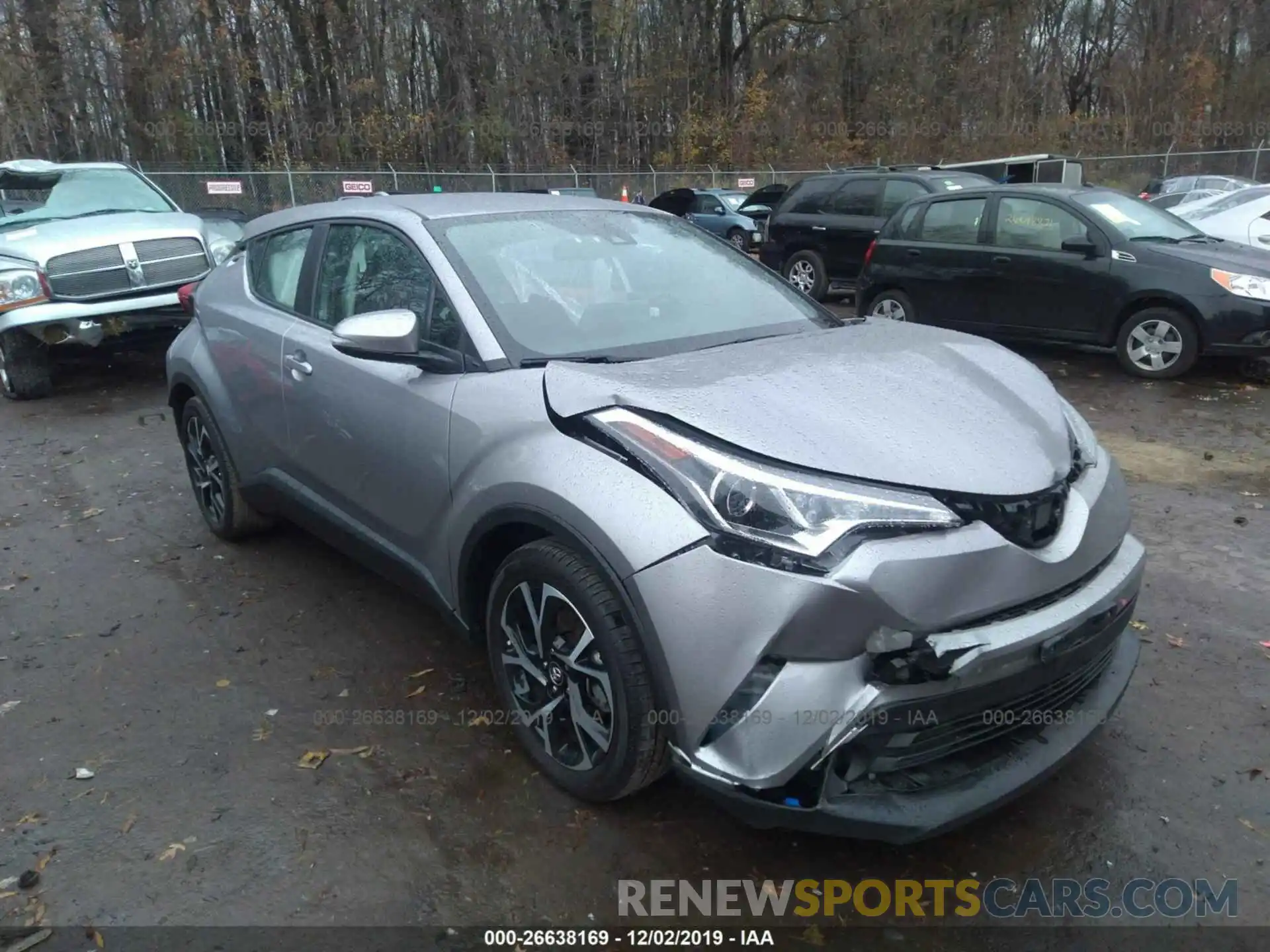 1 Photograph of a damaged car NMTKHMBXXKR069795 TOYOTA C-HR 2019