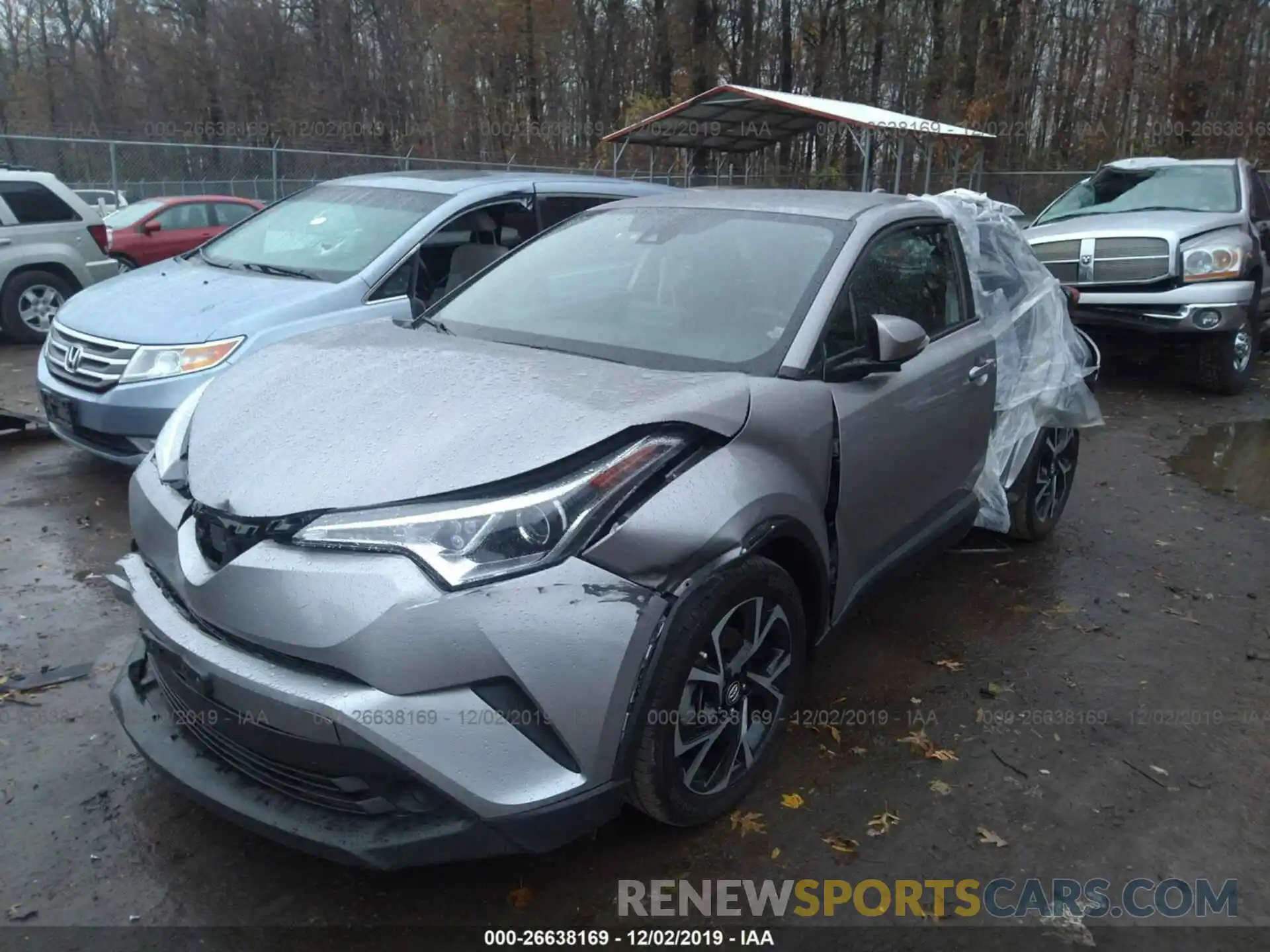 2 Photograph of a damaged car NMTKHMBXXKR069795 TOYOTA C-HR 2019