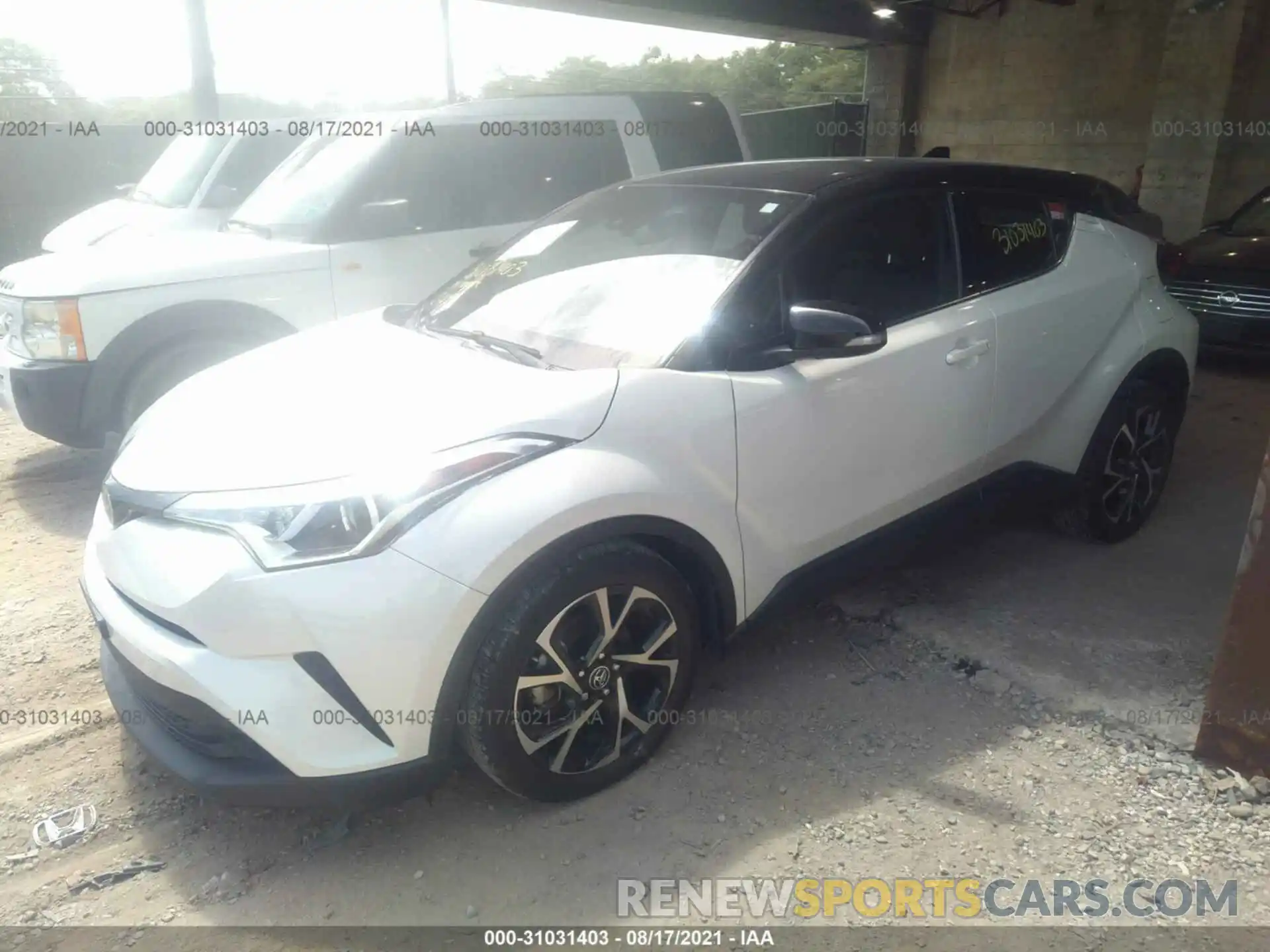 2 Photograph of a damaged car NMTKHMBXXKR072423 TOYOTA C-HR 2019