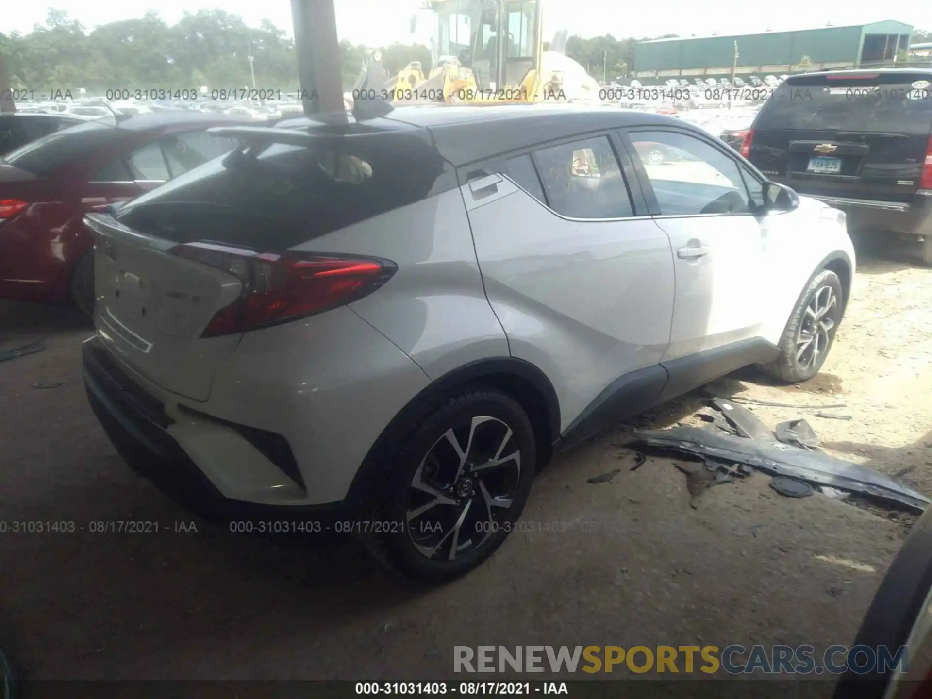 4 Photograph of a damaged car NMTKHMBXXKR072423 TOYOTA C-HR 2019