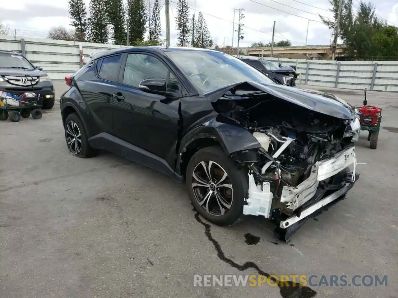 1 Photograph of a damaged car NMTKHMBXXKR073300 TOYOTA C-HR 2019