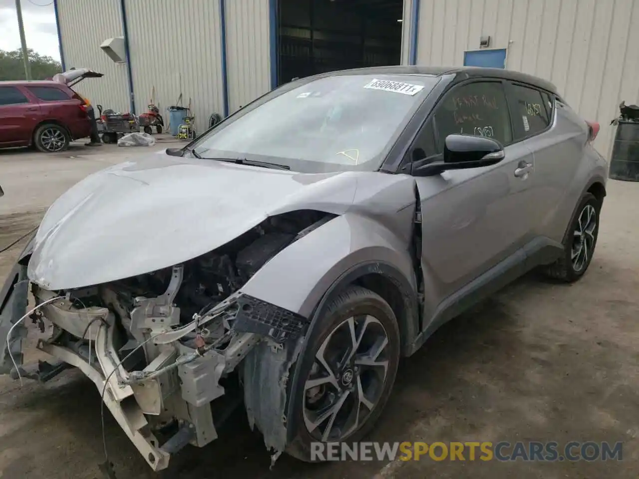 2 Фотография поврежденного автомобиля NMTKHMBXXKR073880 TOYOTA C-HR 2019