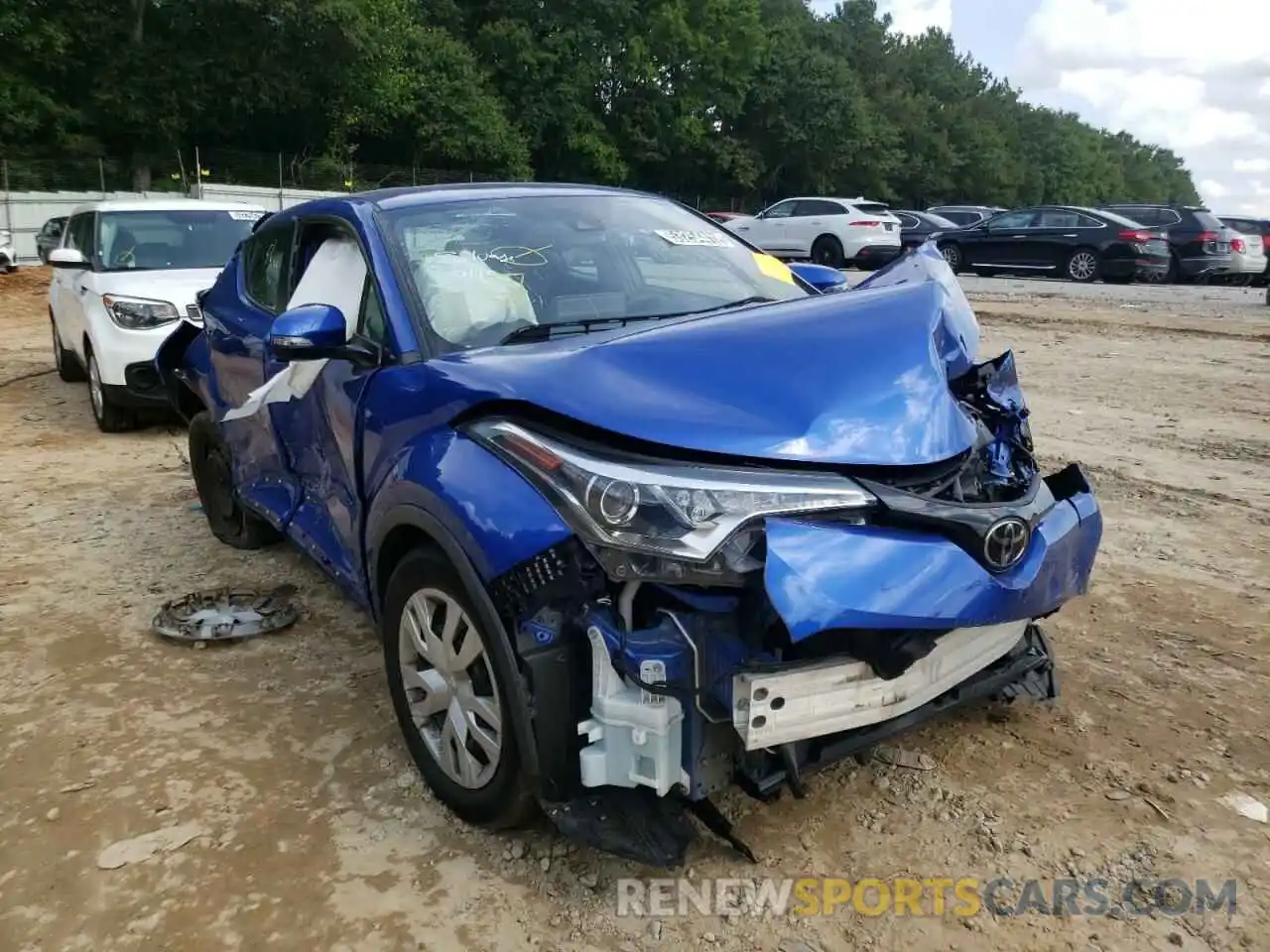 1 Photograph of a damaged car NMTKHMBXXKR075323 TOYOTA C-HR 2019