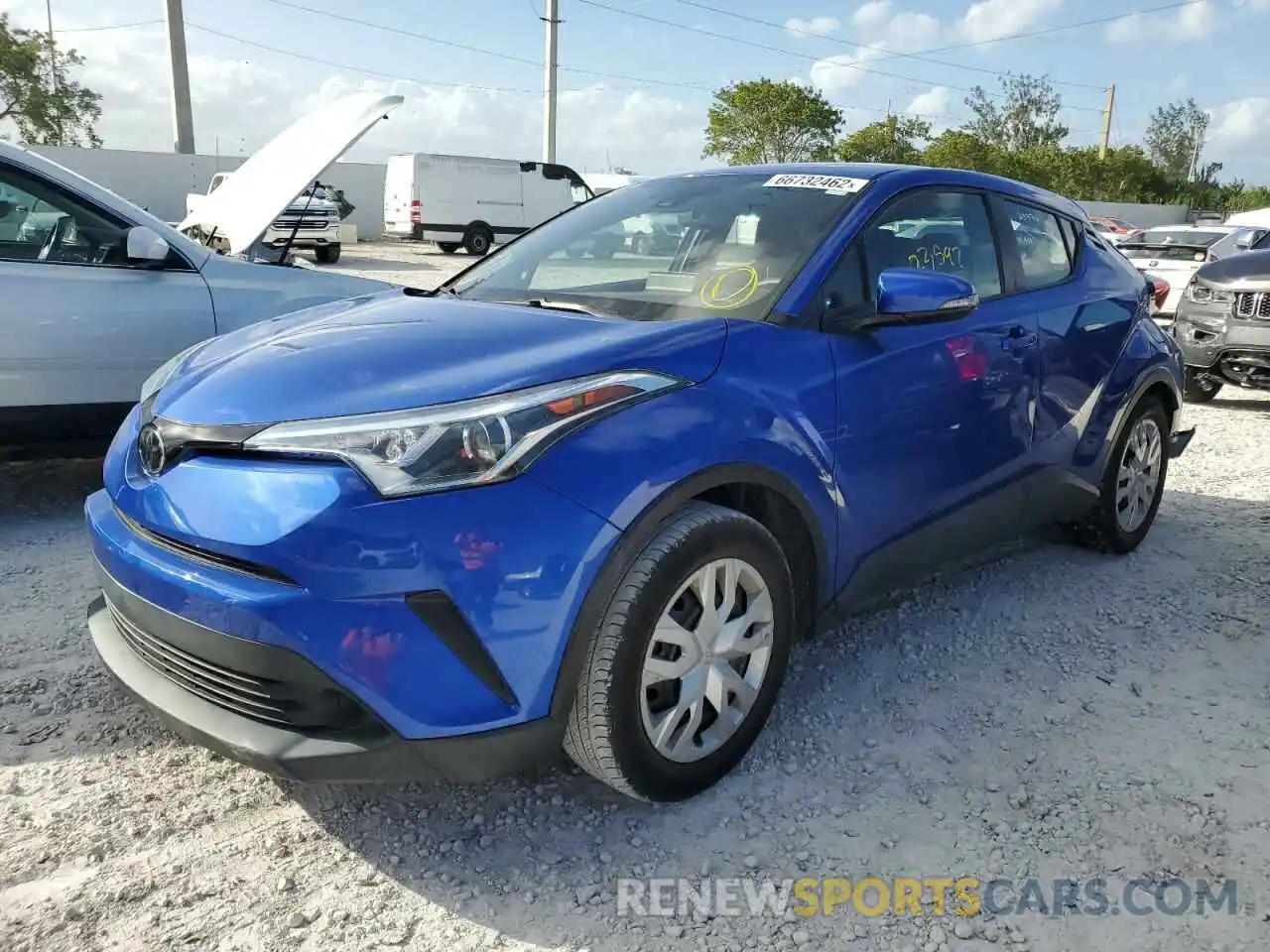 1 Photograph of a damaged car NMTKHMBXXKR075578 TOYOTA C-HR 2019