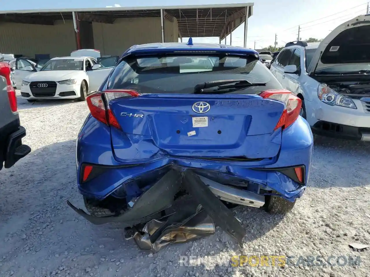 6 Photograph of a damaged car NMTKHMBXXKR075578 TOYOTA C-HR 2019