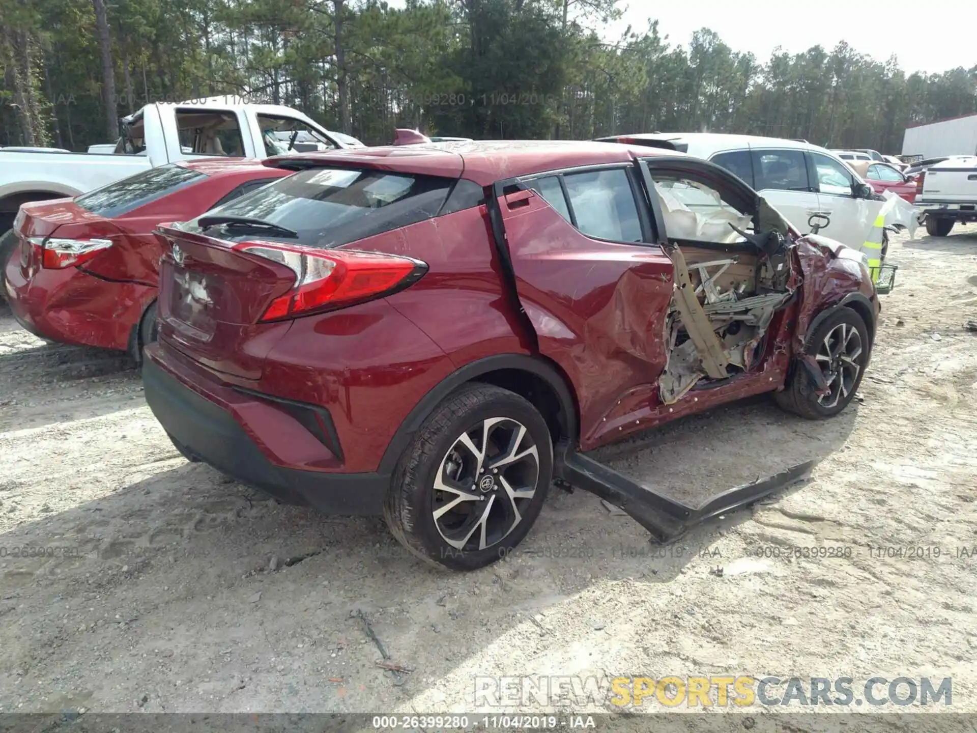 4 Photograph of a damaged car NMTKHMBXXKR075709 TOYOTA C-HR 2019
