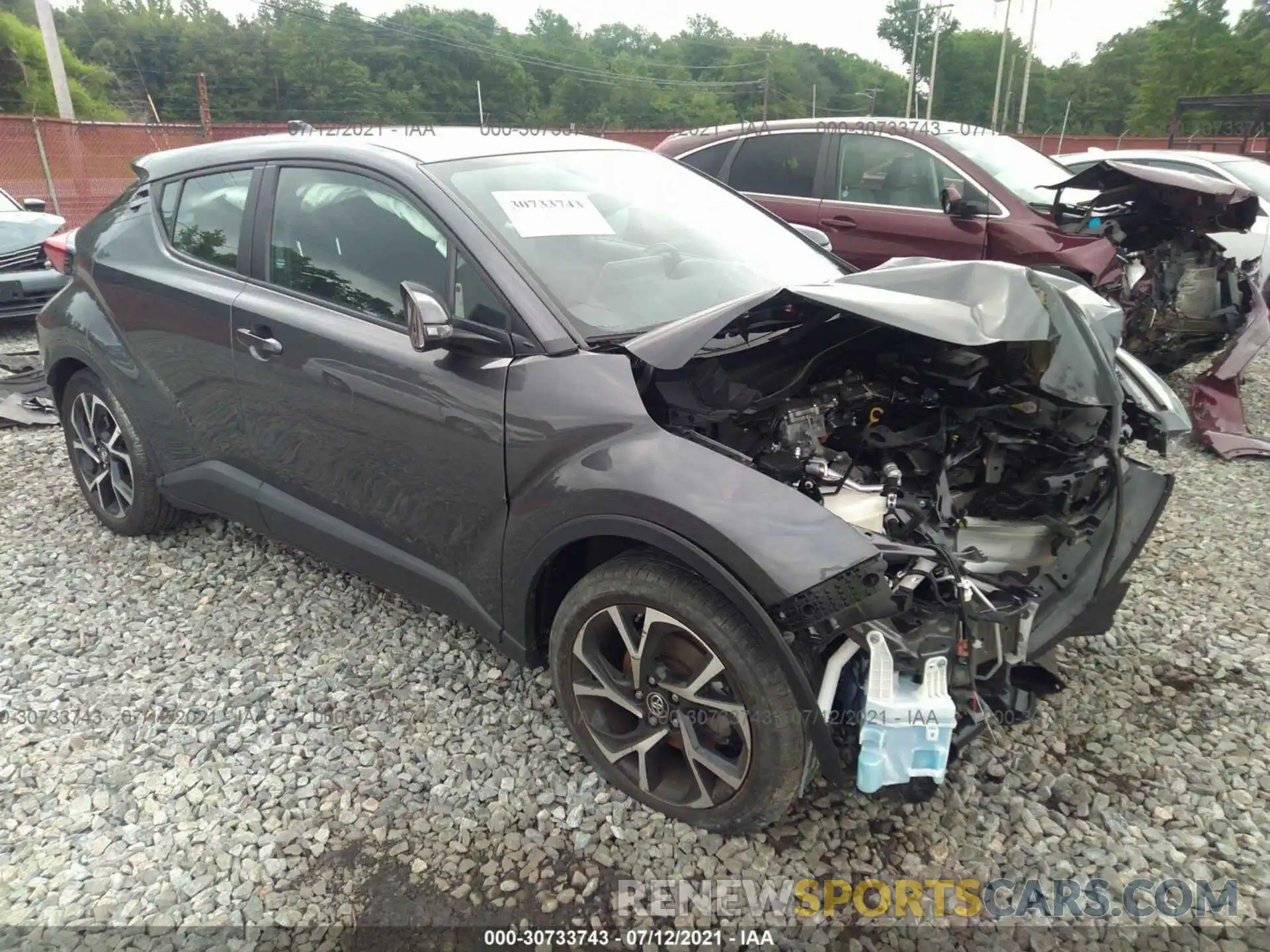 1 Photograph of a damaged car NMTKHMBXXKR075788 TOYOTA C-HR 2019