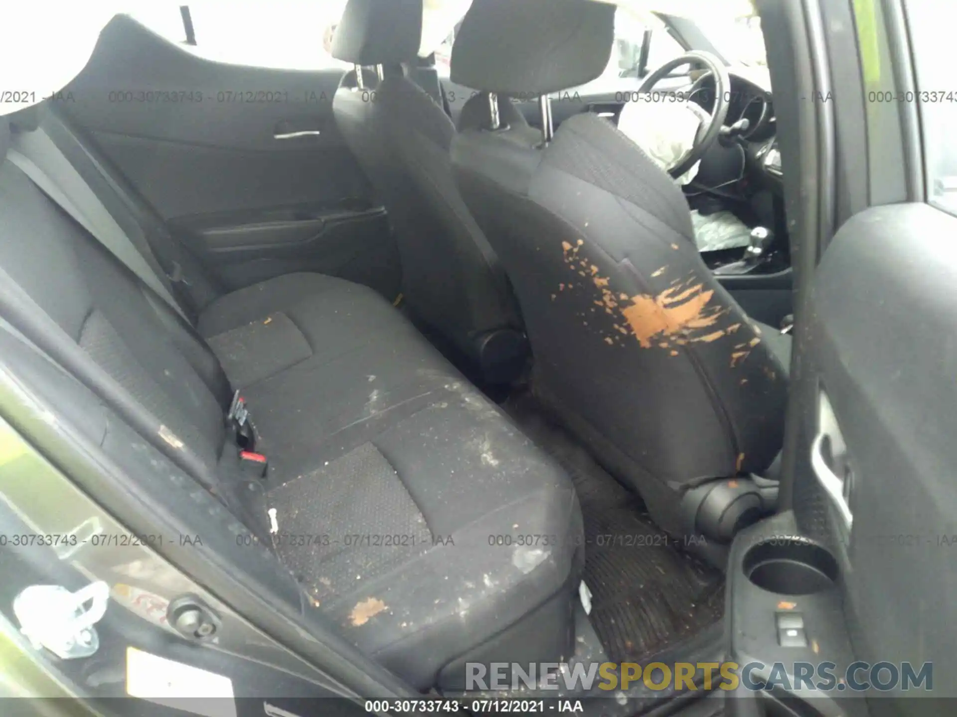 8 Photograph of a damaged car NMTKHMBXXKR075788 TOYOTA C-HR 2019