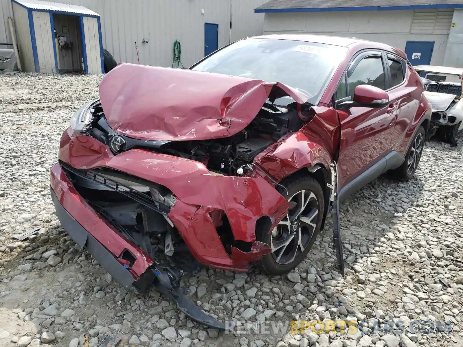 2 Photograph of a damaged car NMTKHMBXXKR076598 TOYOTA C-HR 2019