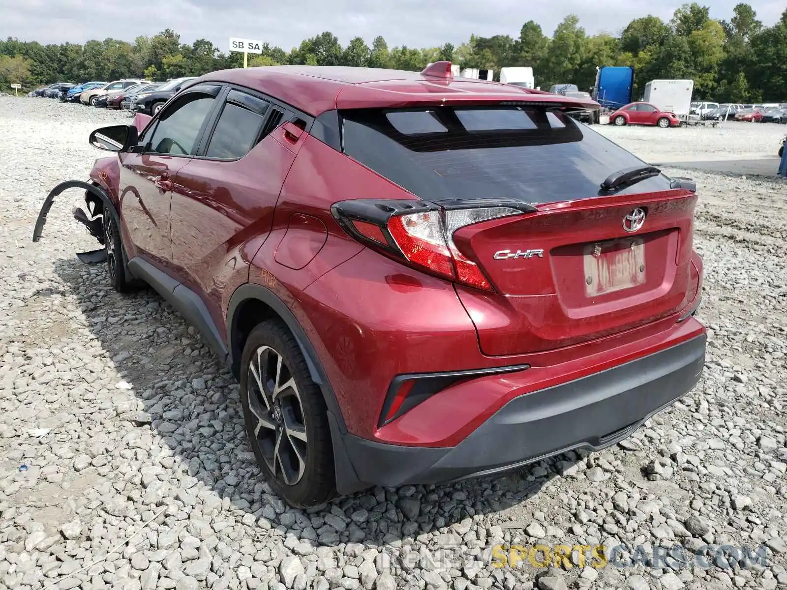 3 Photograph of a damaged car NMTKHMBXXKR076598 TOYOTA C-HR 2019