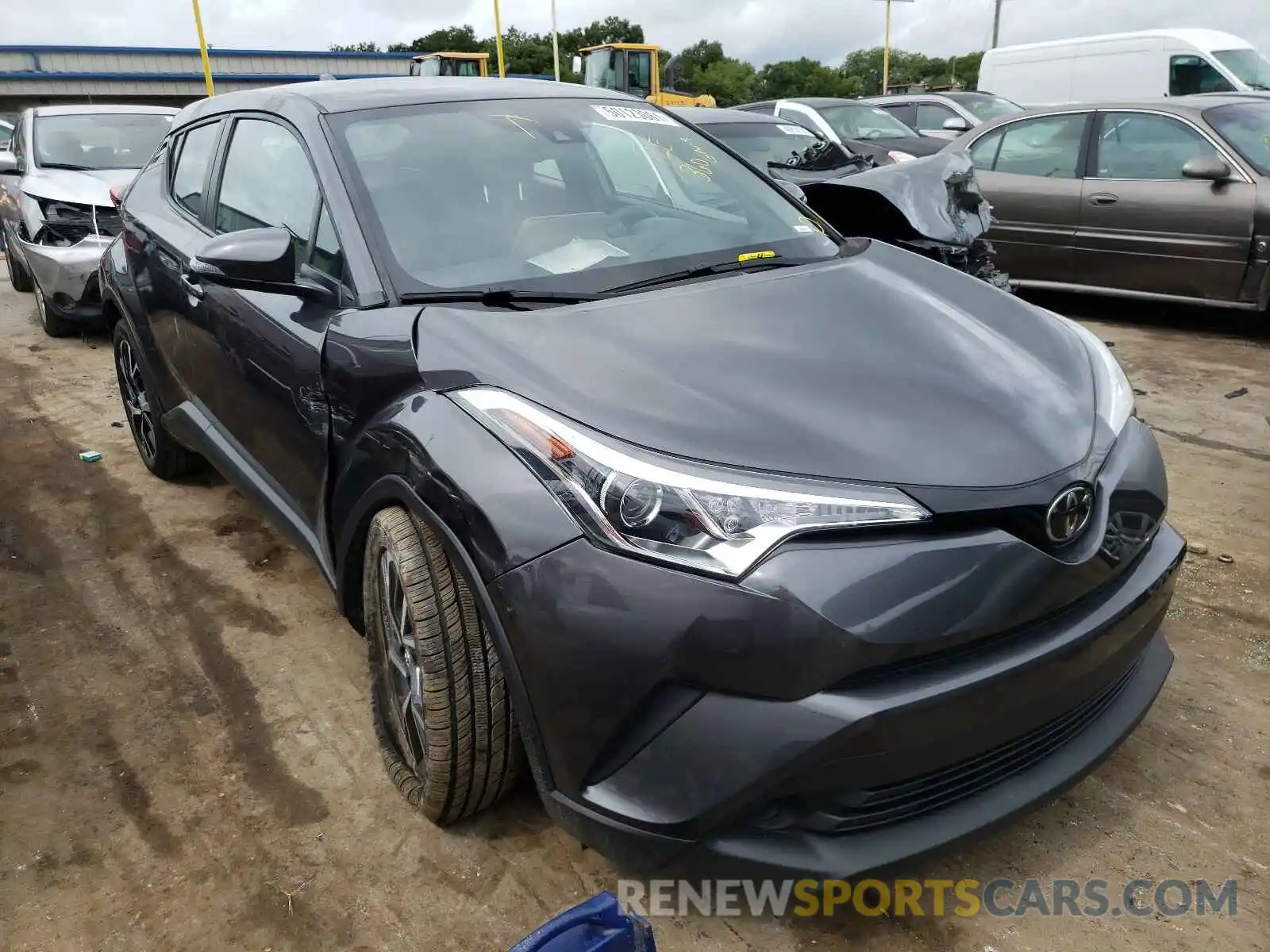 1 Photograph of a damaged car NMTKHMBXXKR077671 TOYOTA C-HR 2019