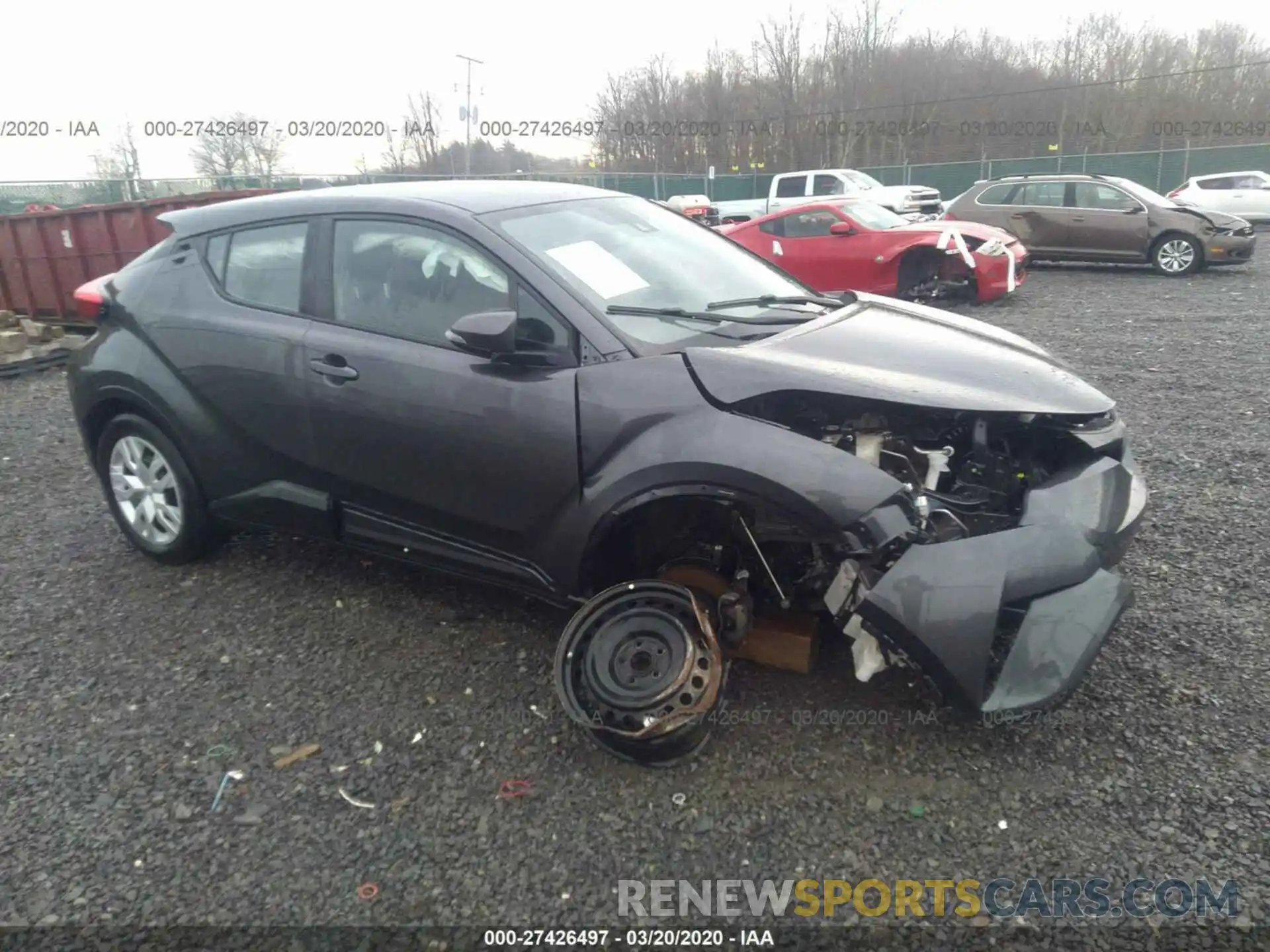 1 Photograph of a damaged car NMTKHMBXXKR078173 TOYOTA C-HR 2019