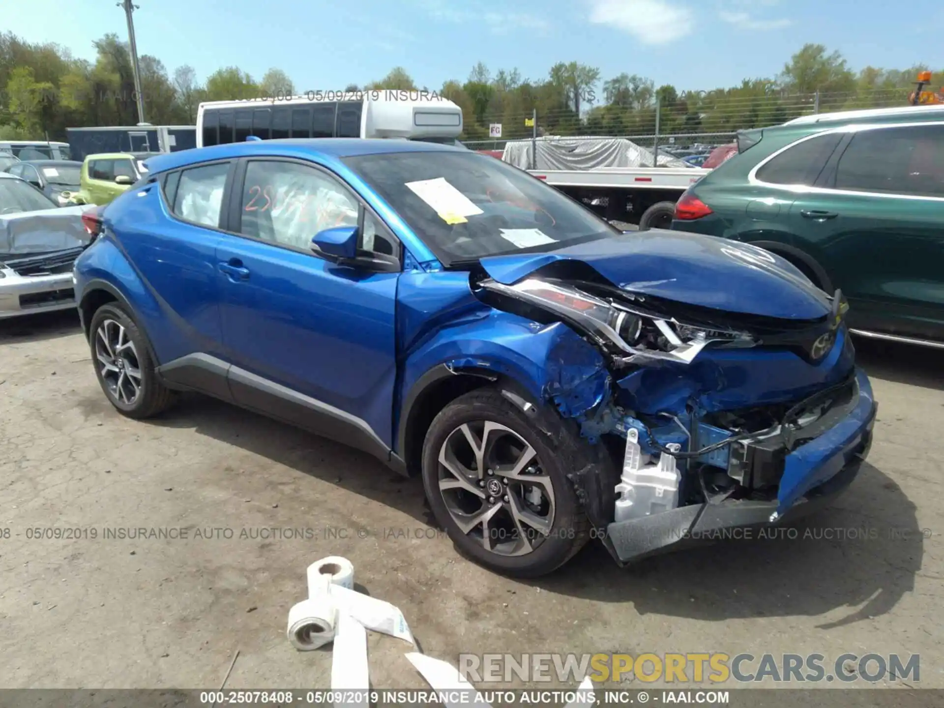 1 Photograph of a damaged car NMTKHMBXXKR078528 TOYOTA C-HR 2019