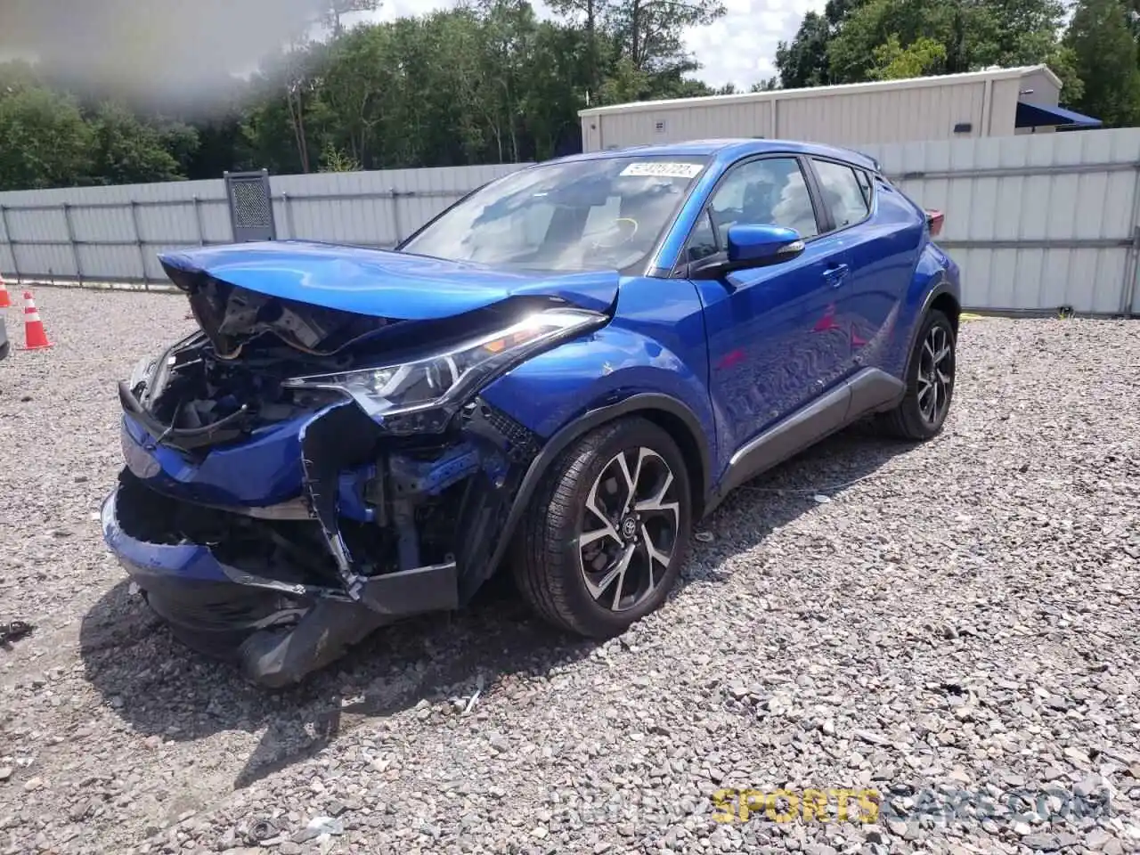 2 Photograph of a damaged car NMTKHMBXXKR078755 TOYOTA C-HR 2019